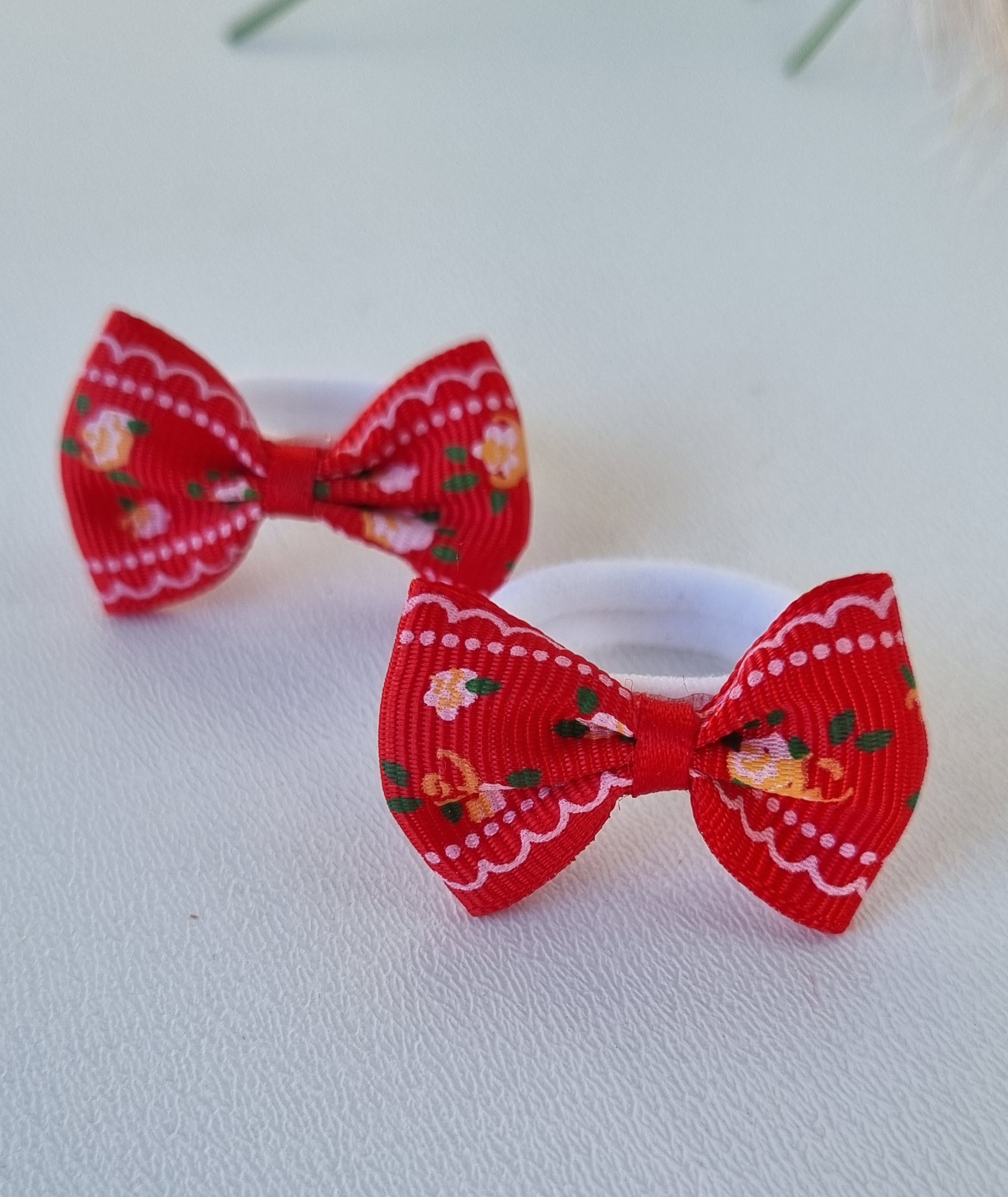 Plaukų gumutės maži kaspinėliai / Nr. 004