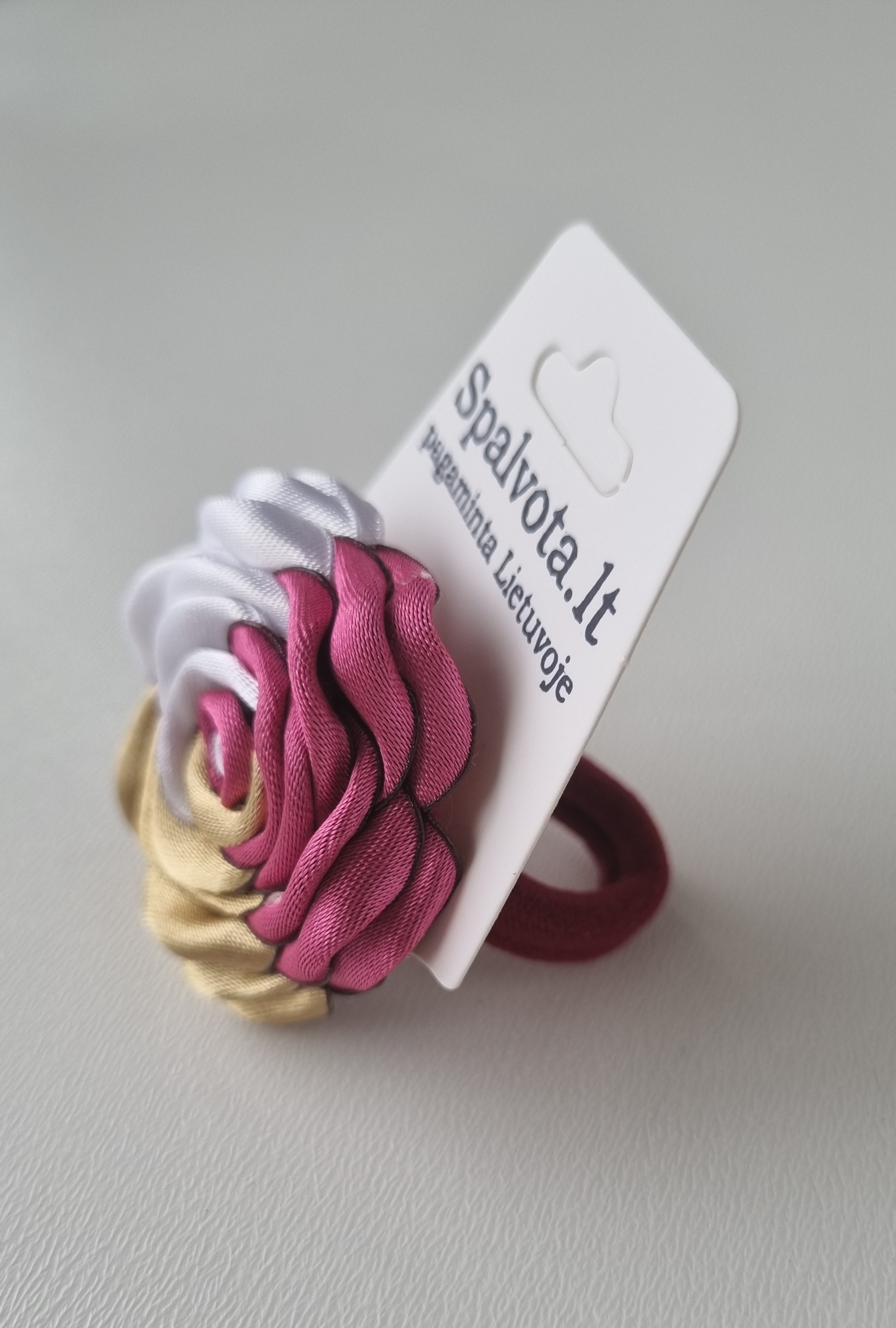 Plaukų gumutė rožytė / Nr.018