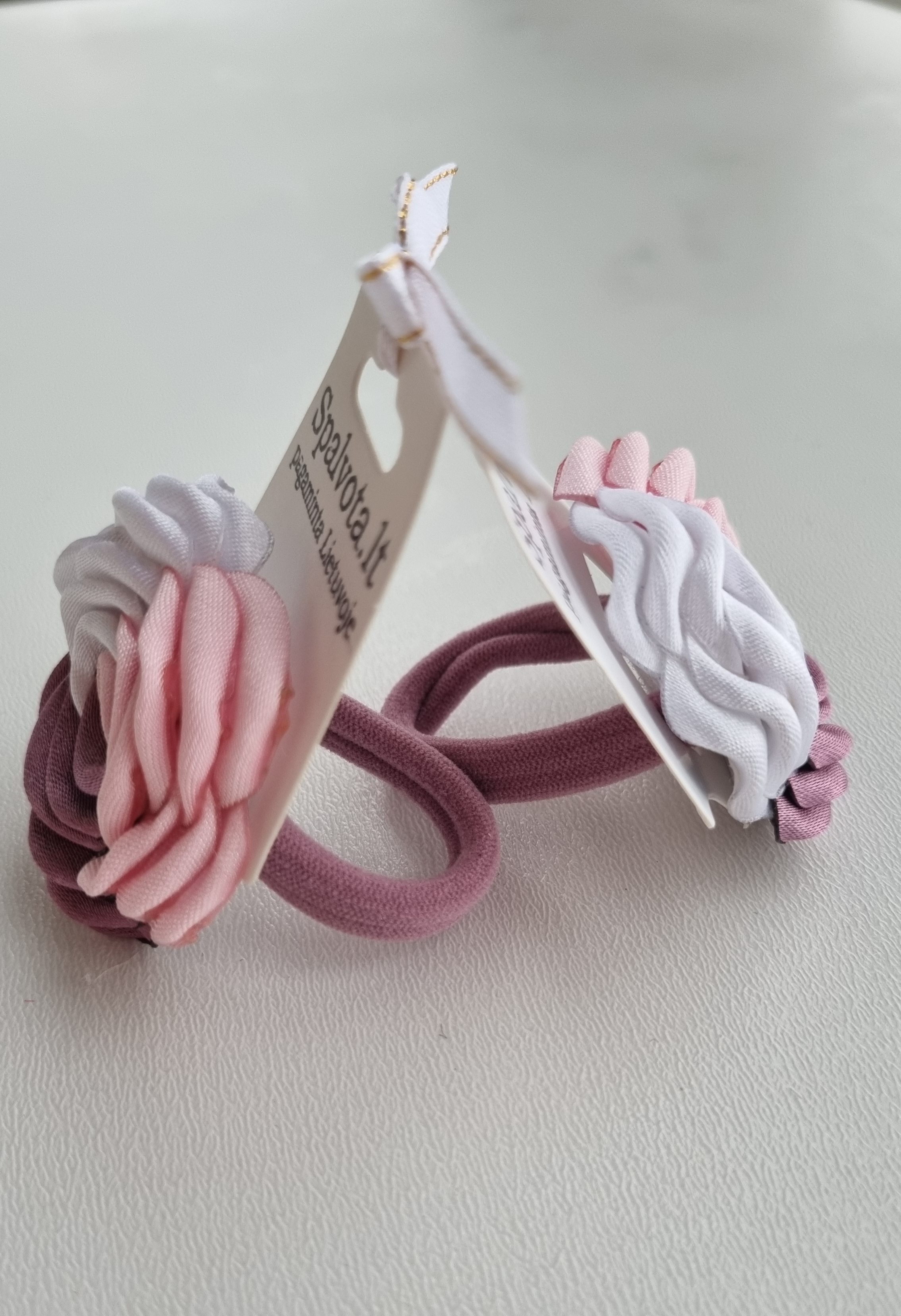 Plaukų gumutės rožytės / Nr.025