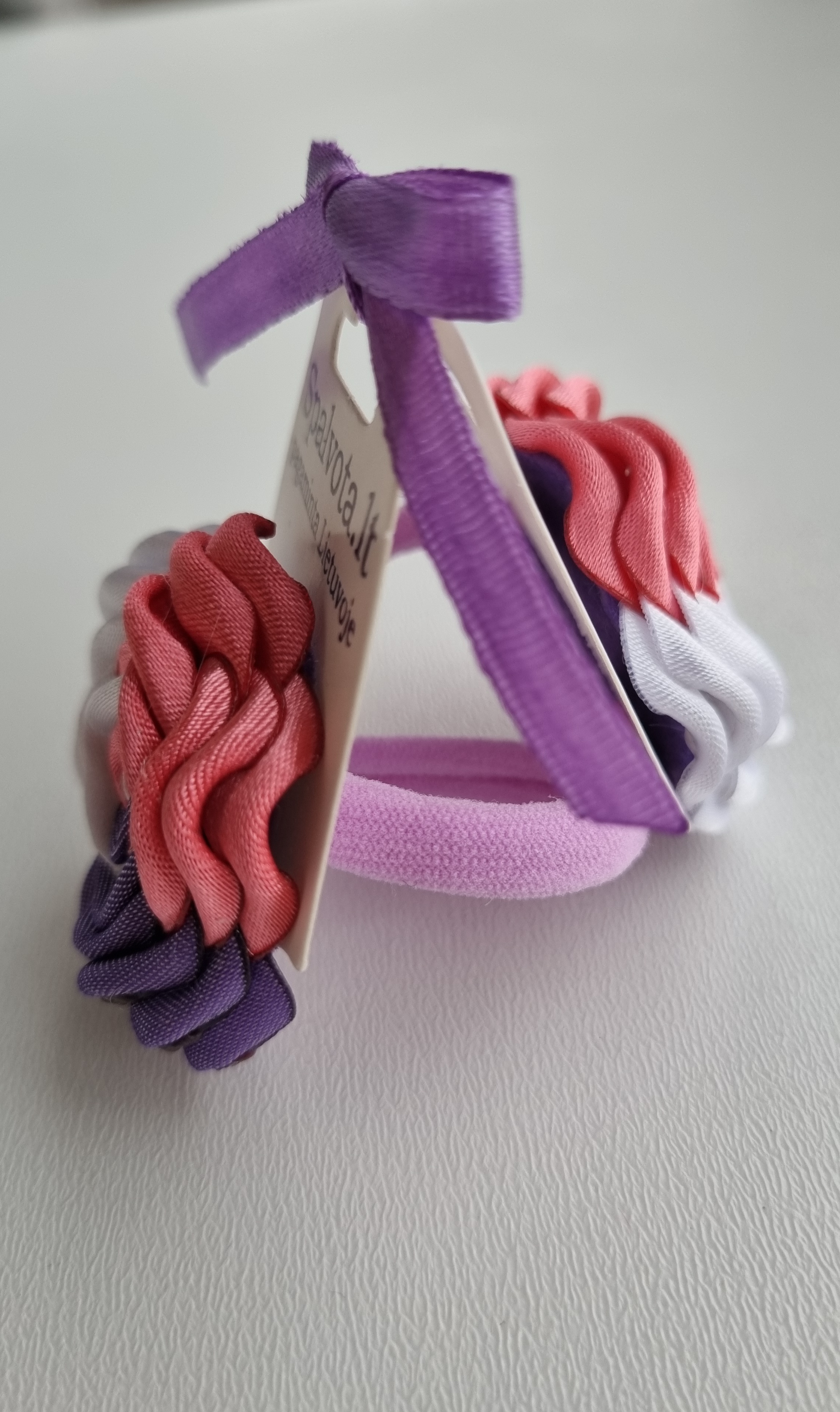 Plaukų gumutės rožytės / Nr.028