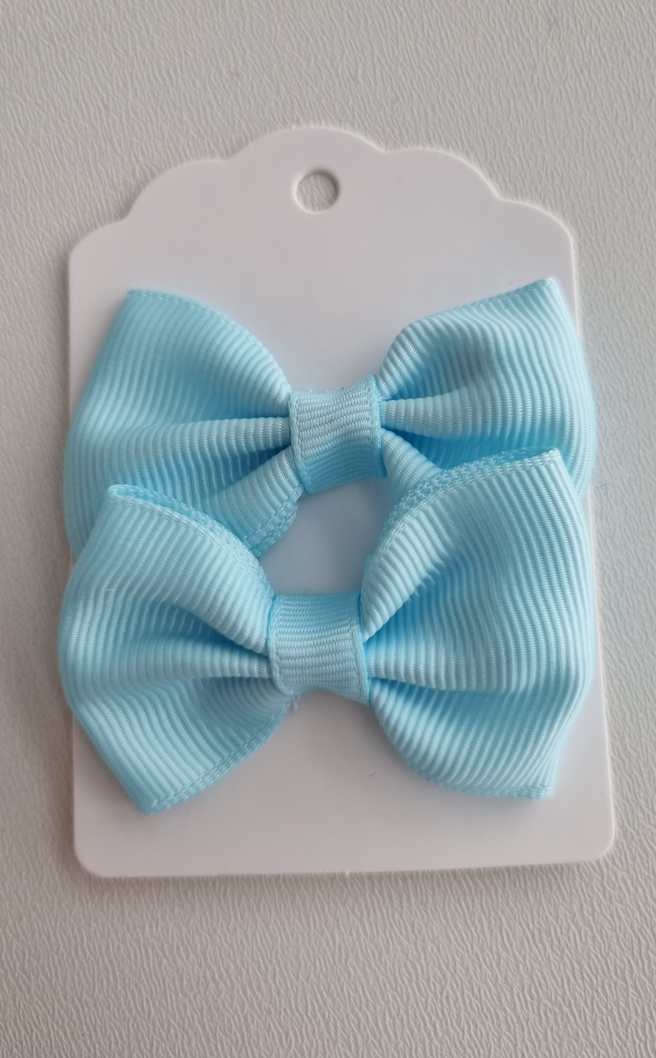 Plaukų segtukai kaspinėliai "Žydra"