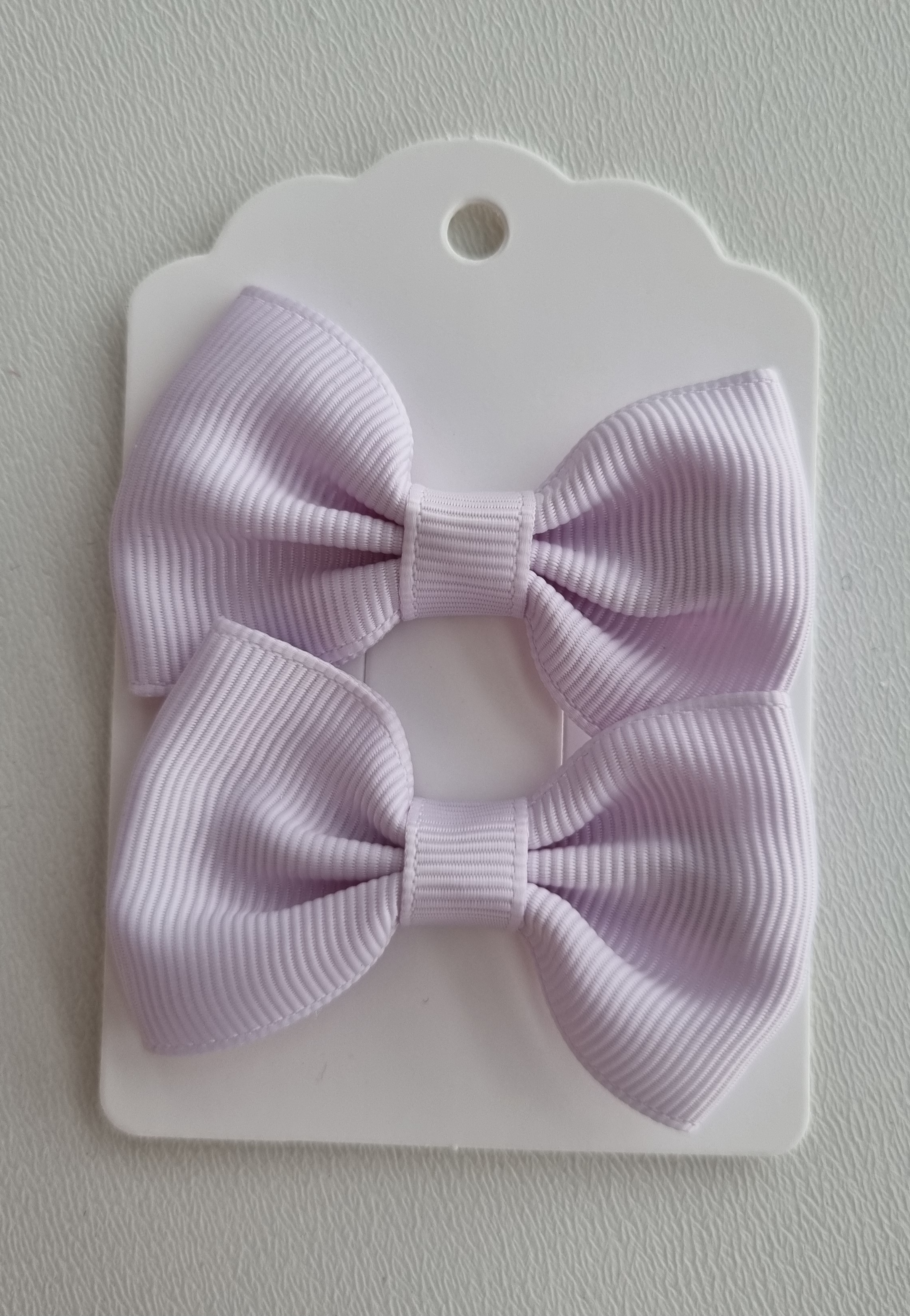 Plaukų segtukai kaspinėliai "Švelni violetinė"