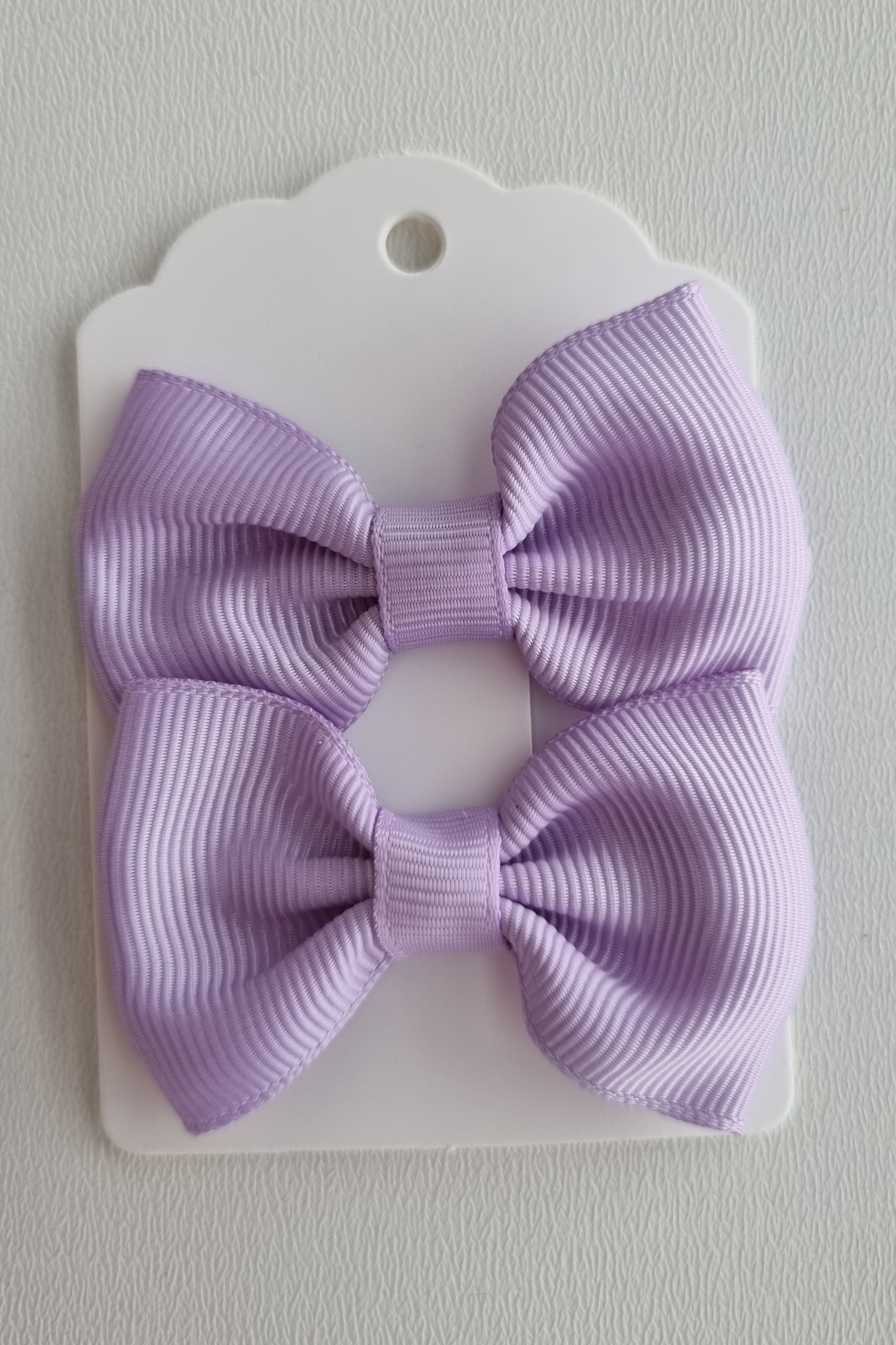 Plaukų segtukai kaspinėliai "Violetinė"