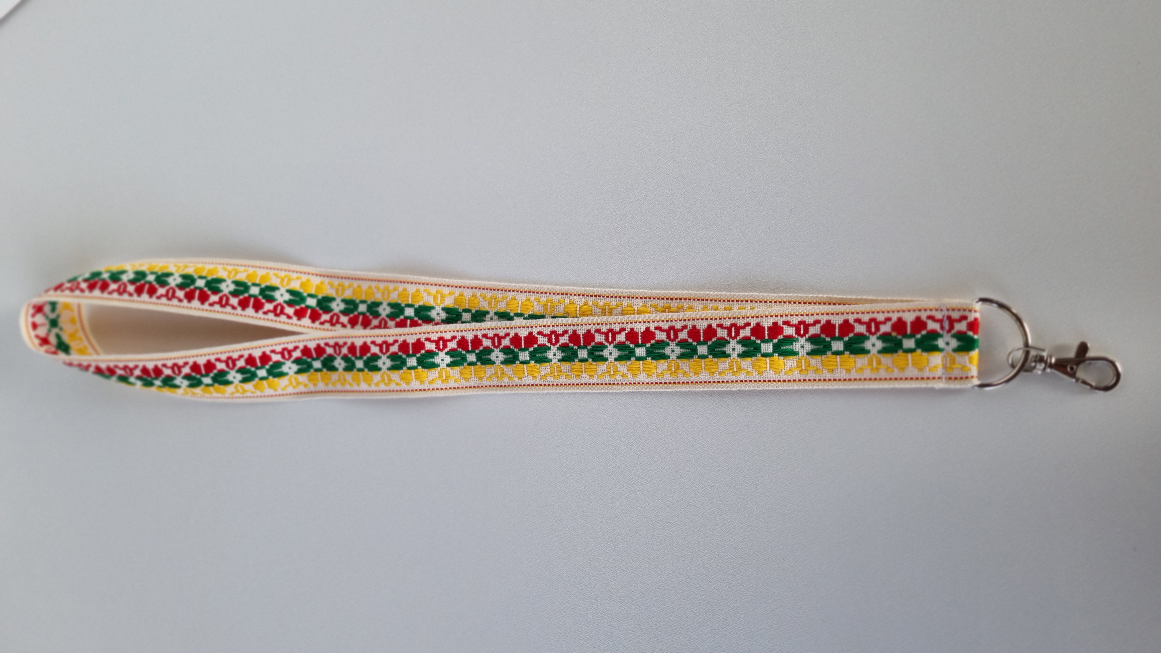 Juosta ant kaklo "Austinė Tautinė Gėlytė"