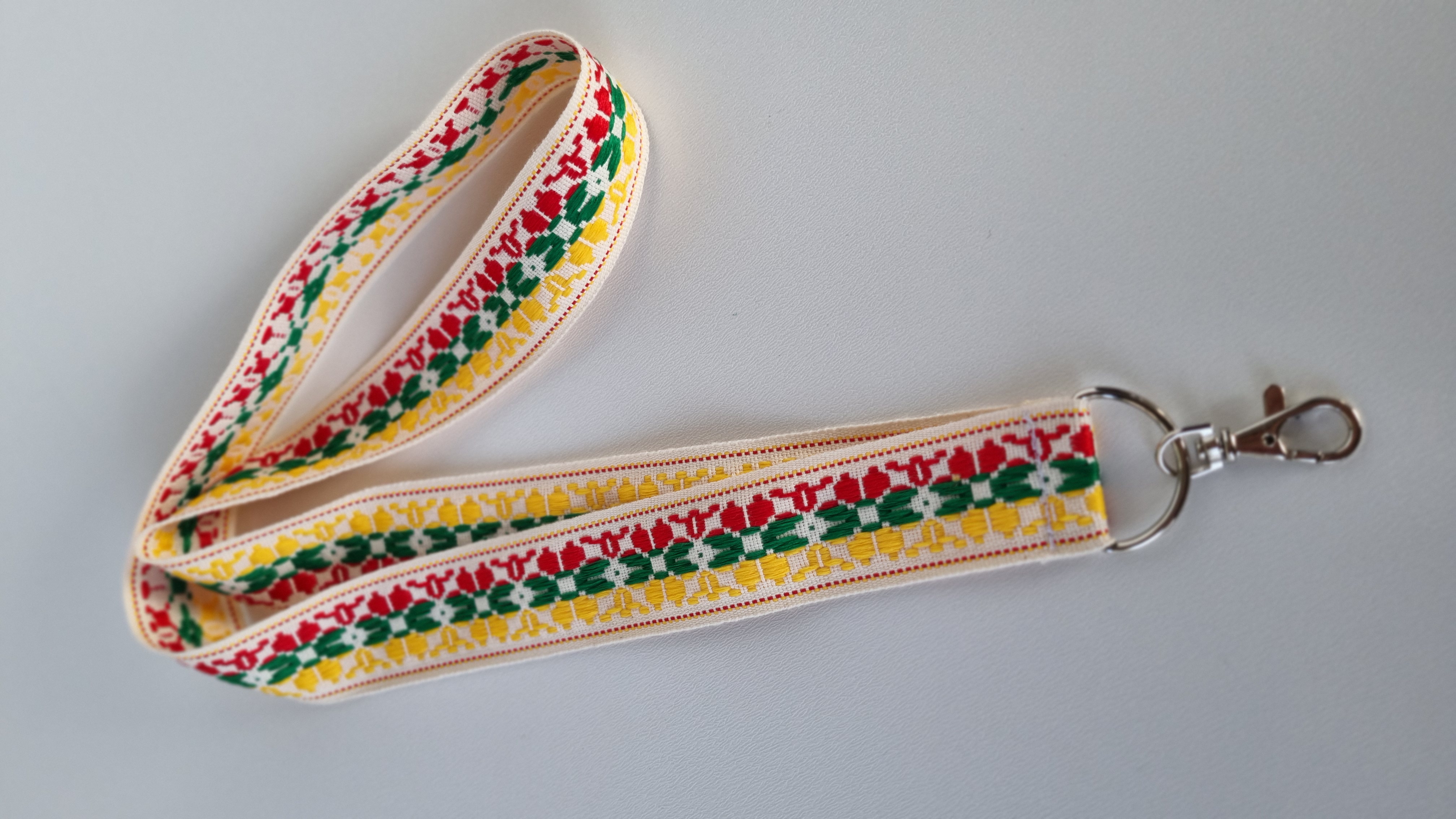 Juosta ant kaklo "Austinė Tautinė Gėlytė"