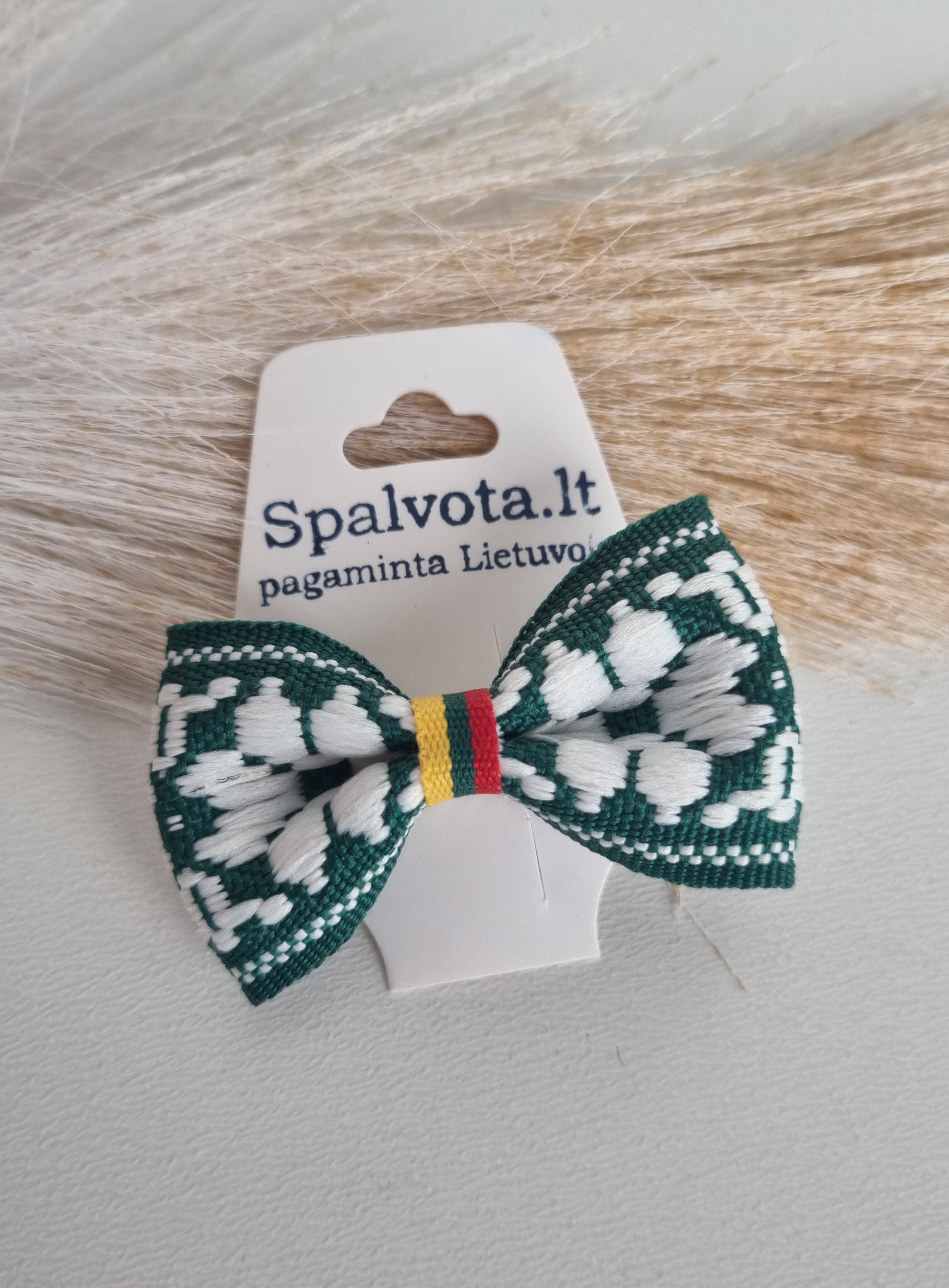 Segtukas austine juosta žalia/balta