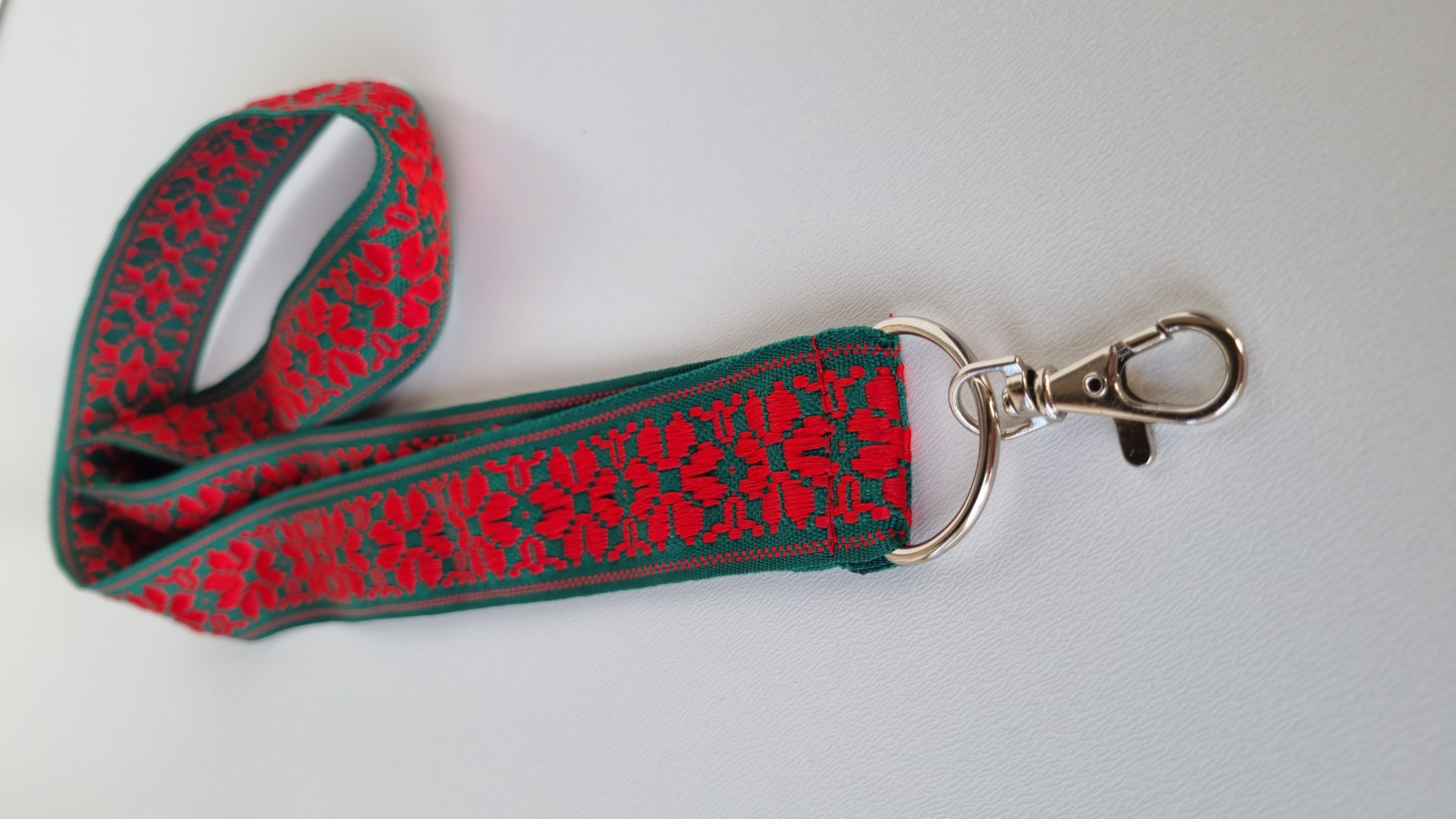 Juosta ant kaklo "Austinė Žalia Raudona"
