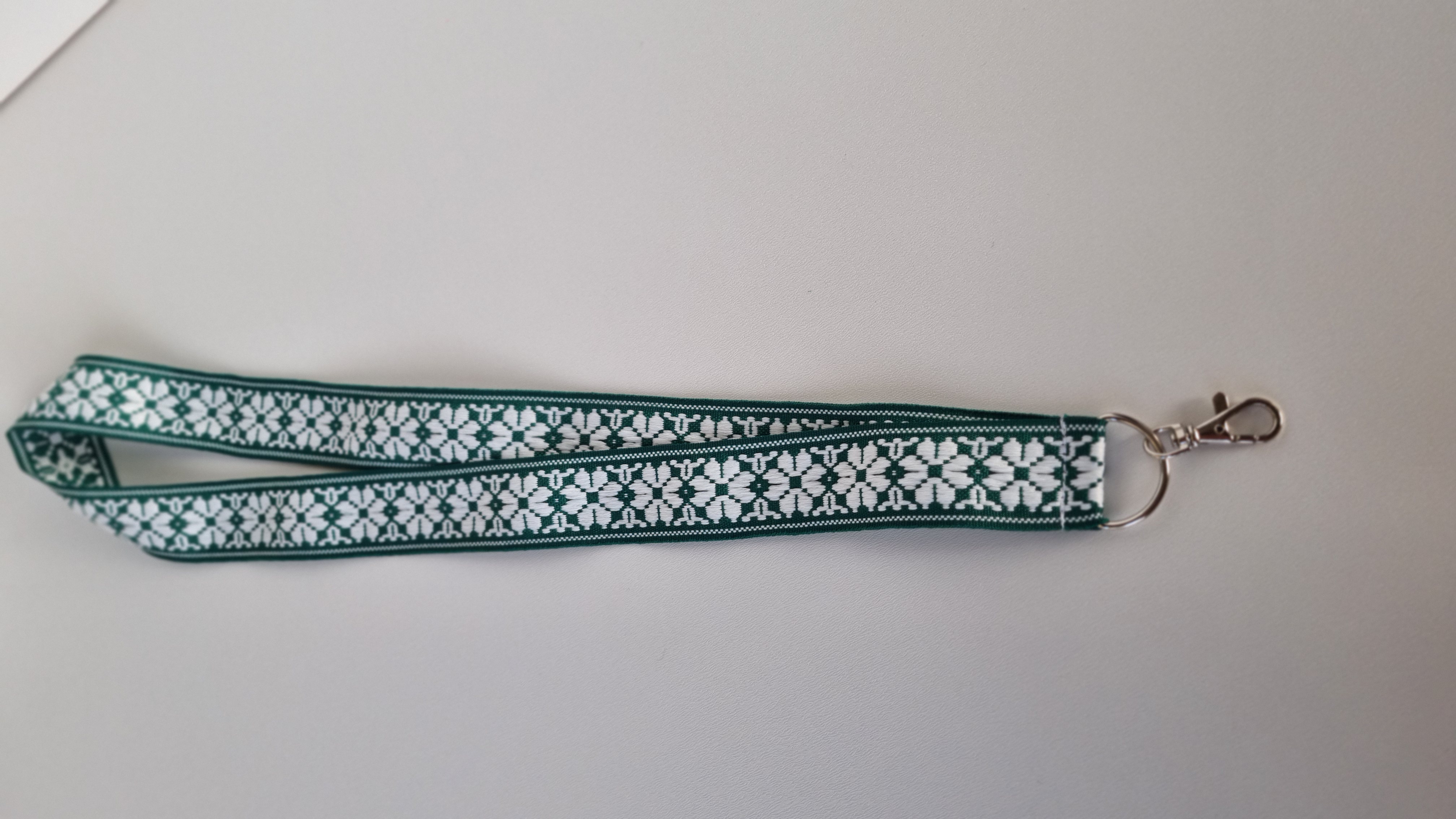 Juosta ant kaklo "Austinė Žalia Balta"