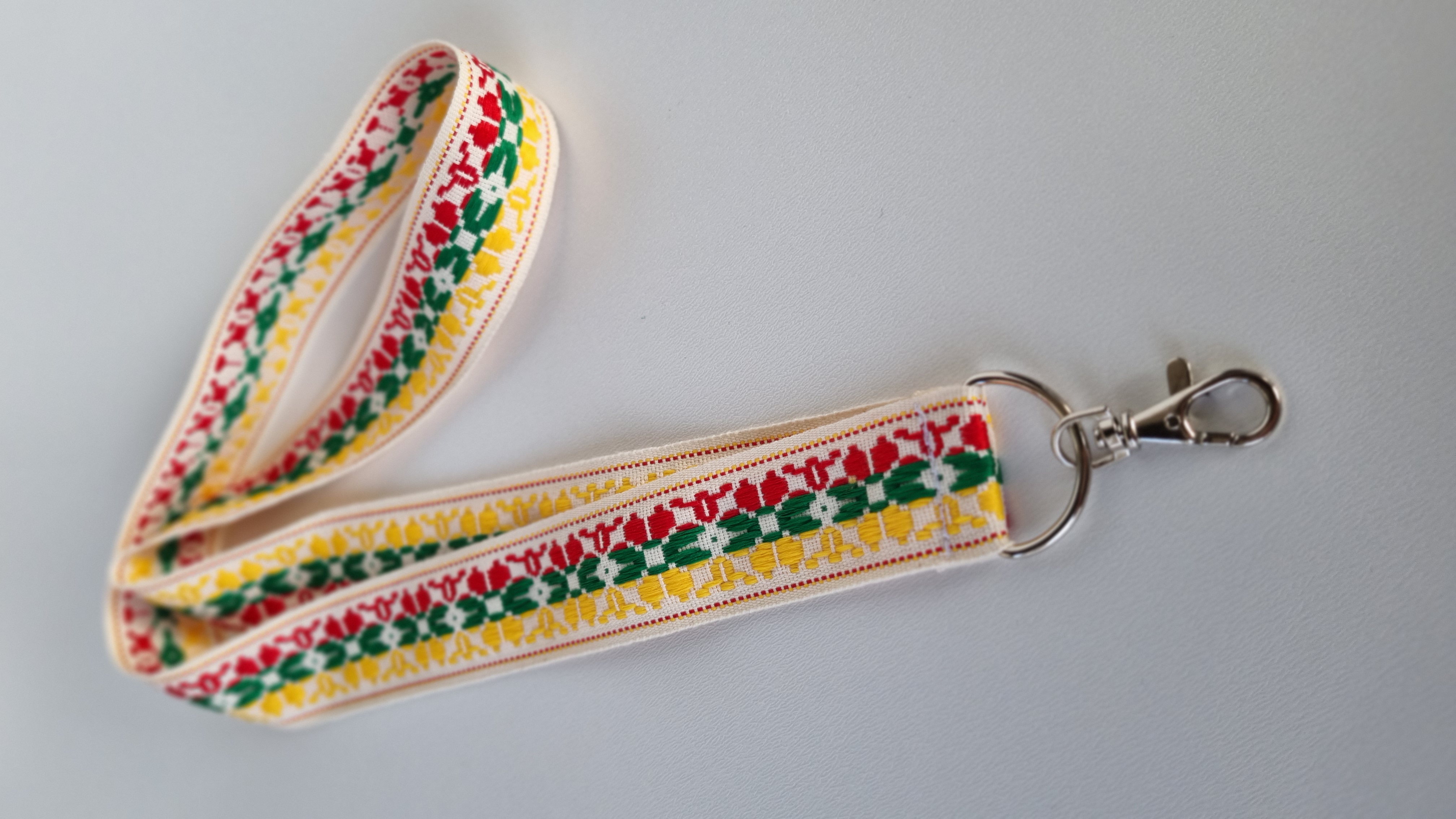 Juosta ant kaklo "Austinė Tautinė Gėlytė"