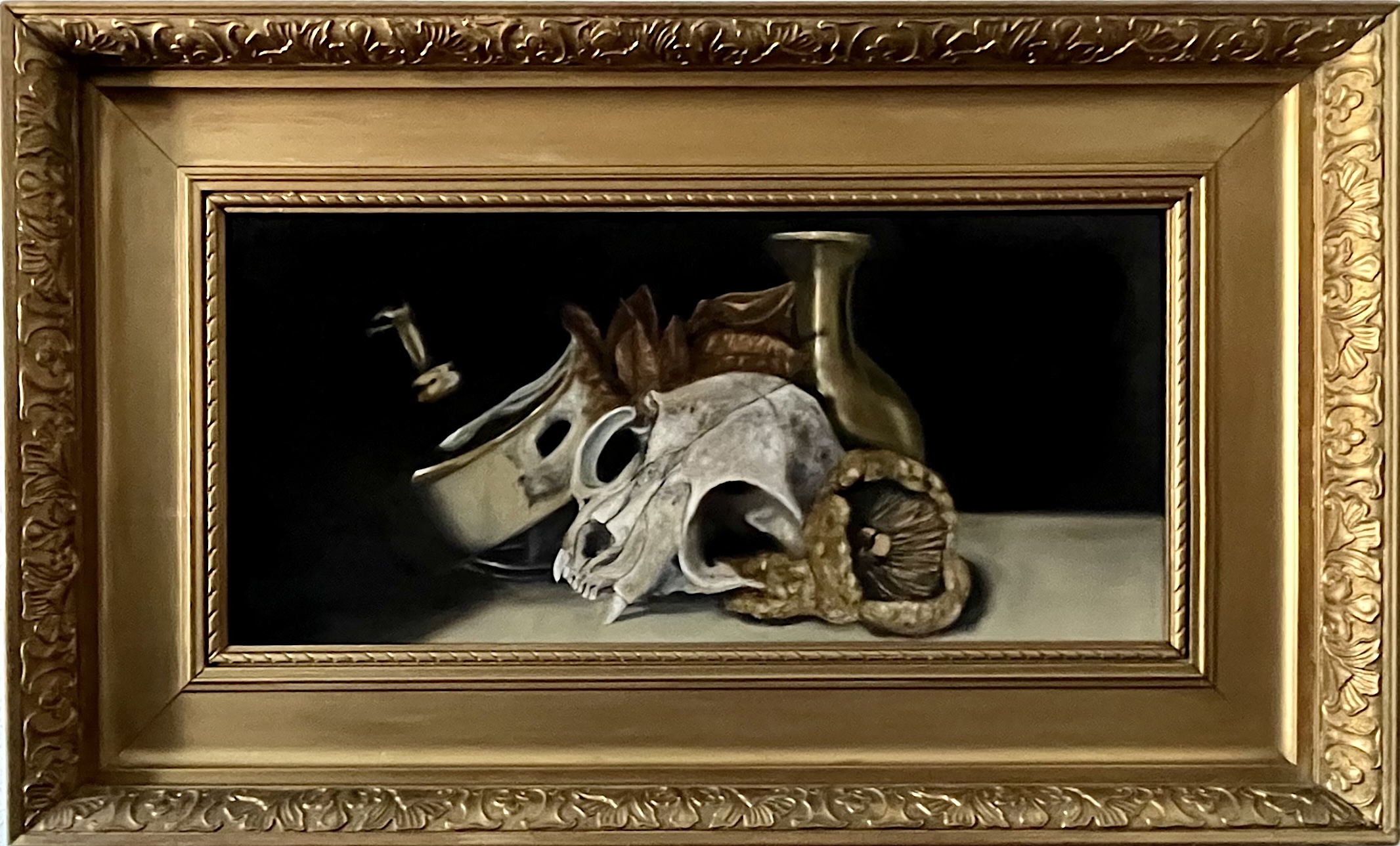 Feline Remnants: A Dark Autumn Reverie