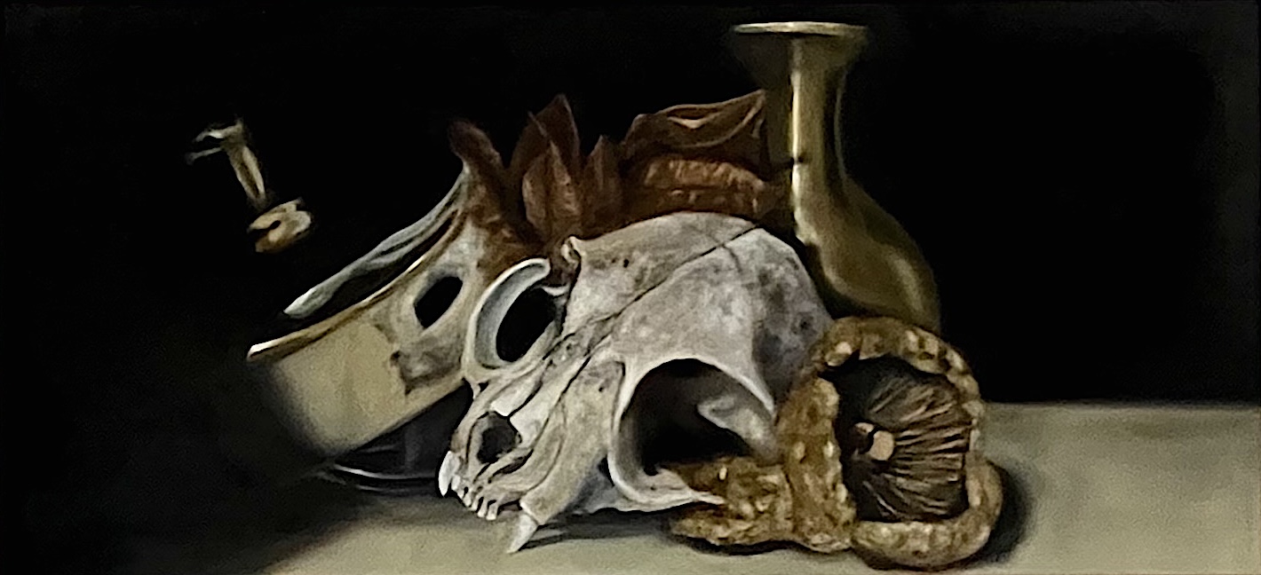 Feline Remnants: A Dark Autumn Reverie