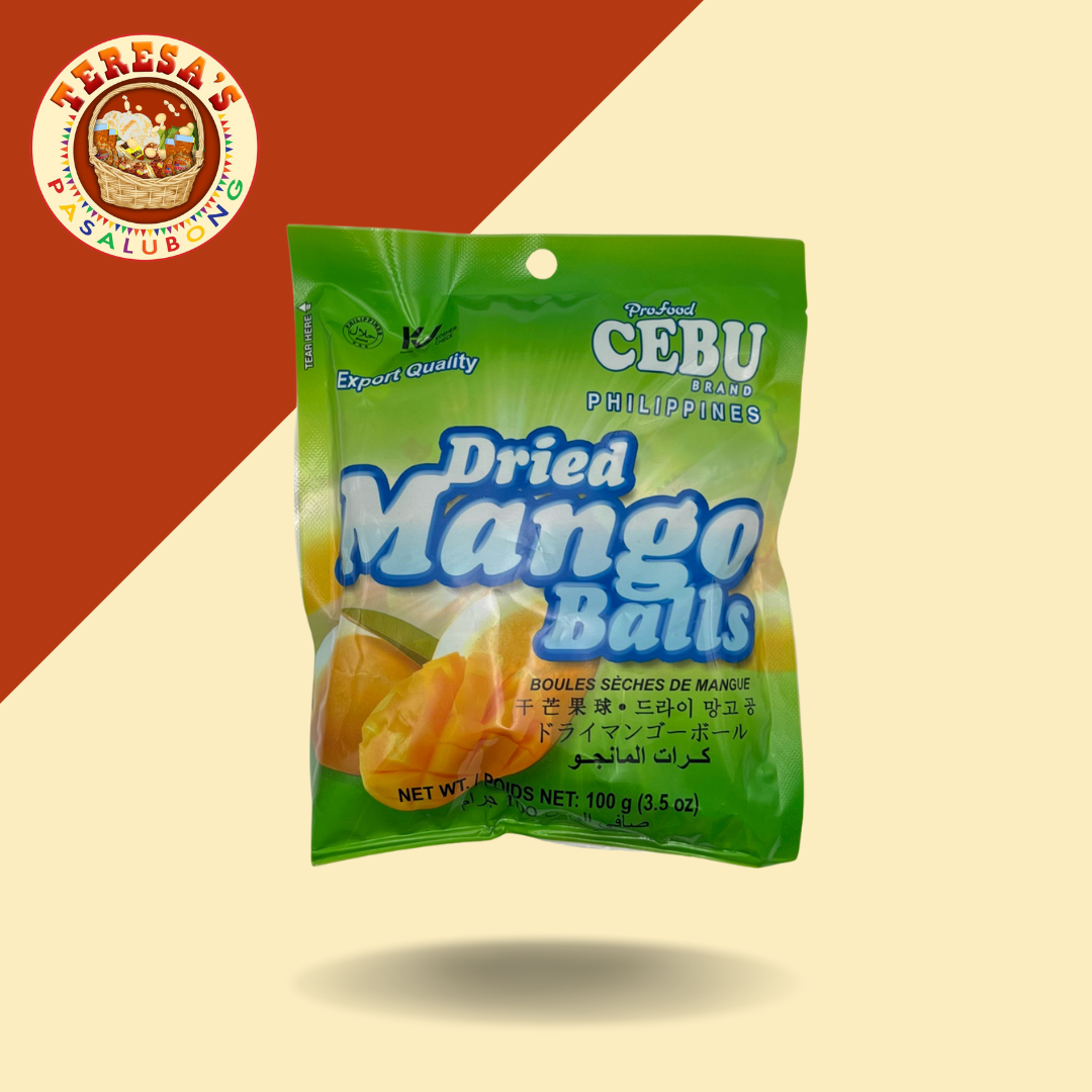 Cebu Brand Dried Mango Balls 100g