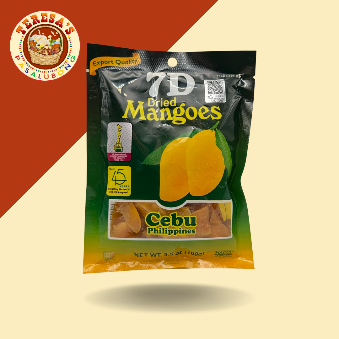 7D Brand Dried Mangoes 100g
