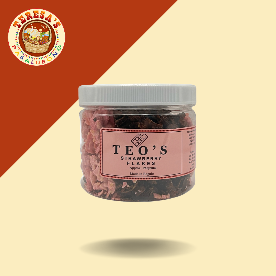 Teo's Strawberry Choco Flakes Small