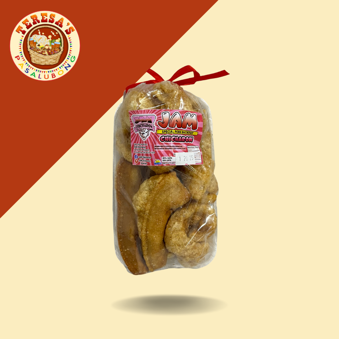 Special Pork Back Fat Chicharon (small) - Jam
