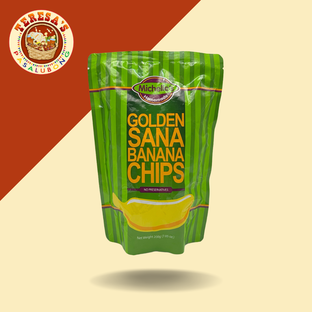 Golden Banana Chips (200g) - Michelle's