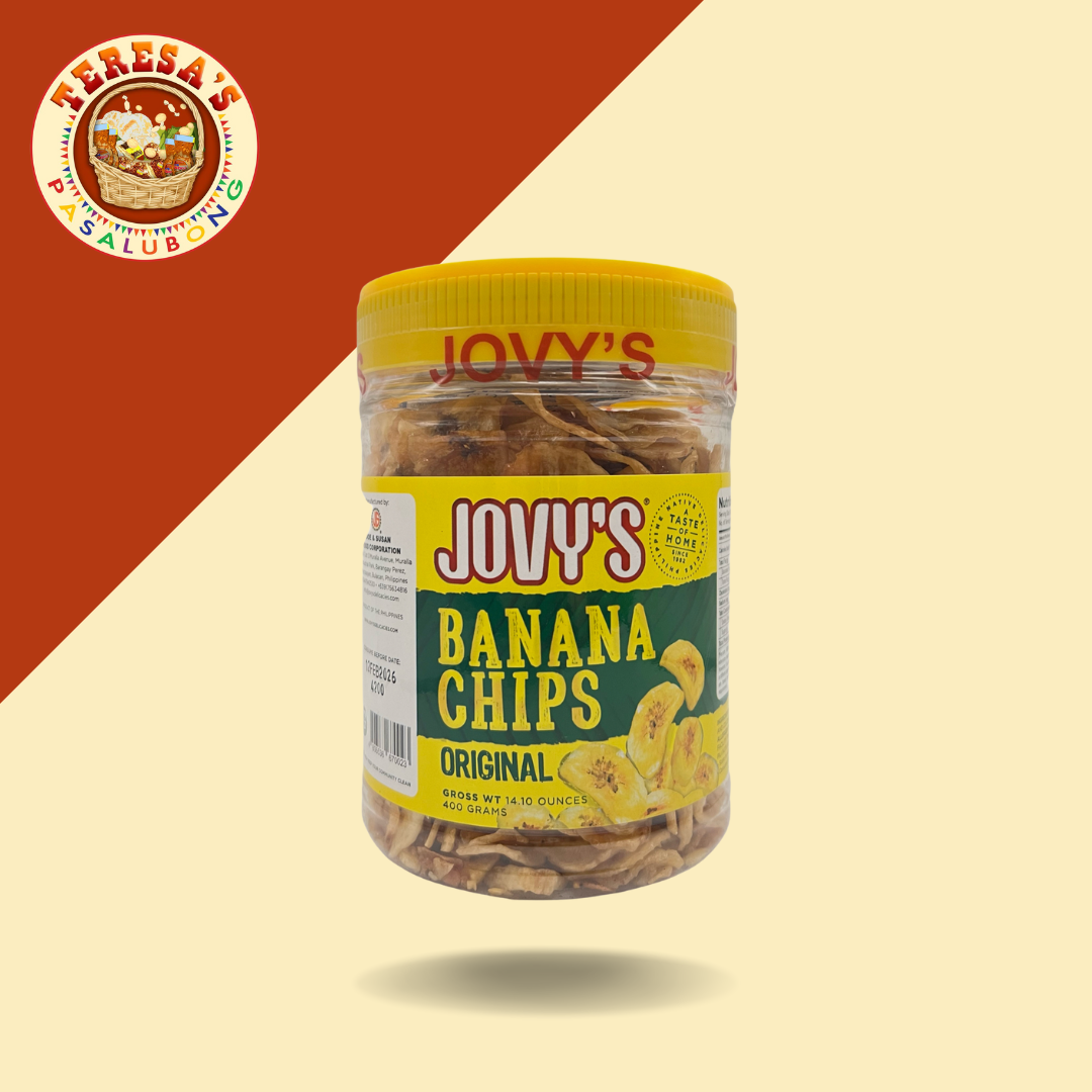 Jovy's banana Chips Jar (400g)