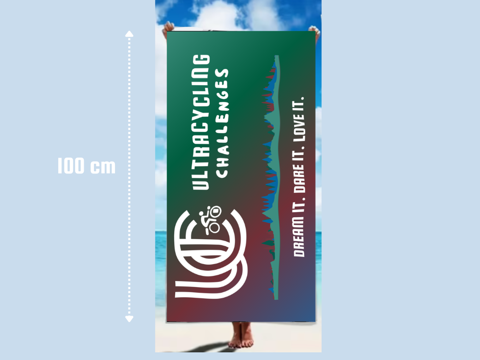 Ultracycling Challenges Microfiber Towel