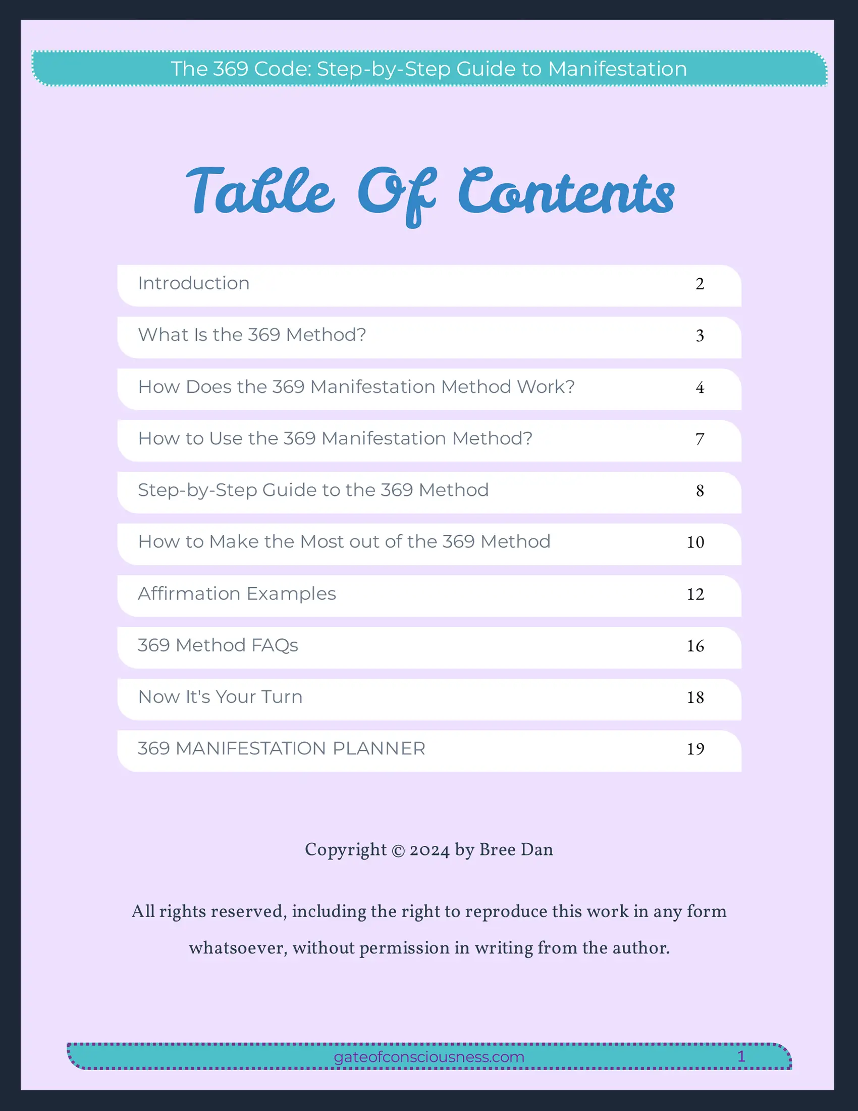 The 369 Code Step-by-Step Guide to Manifestation