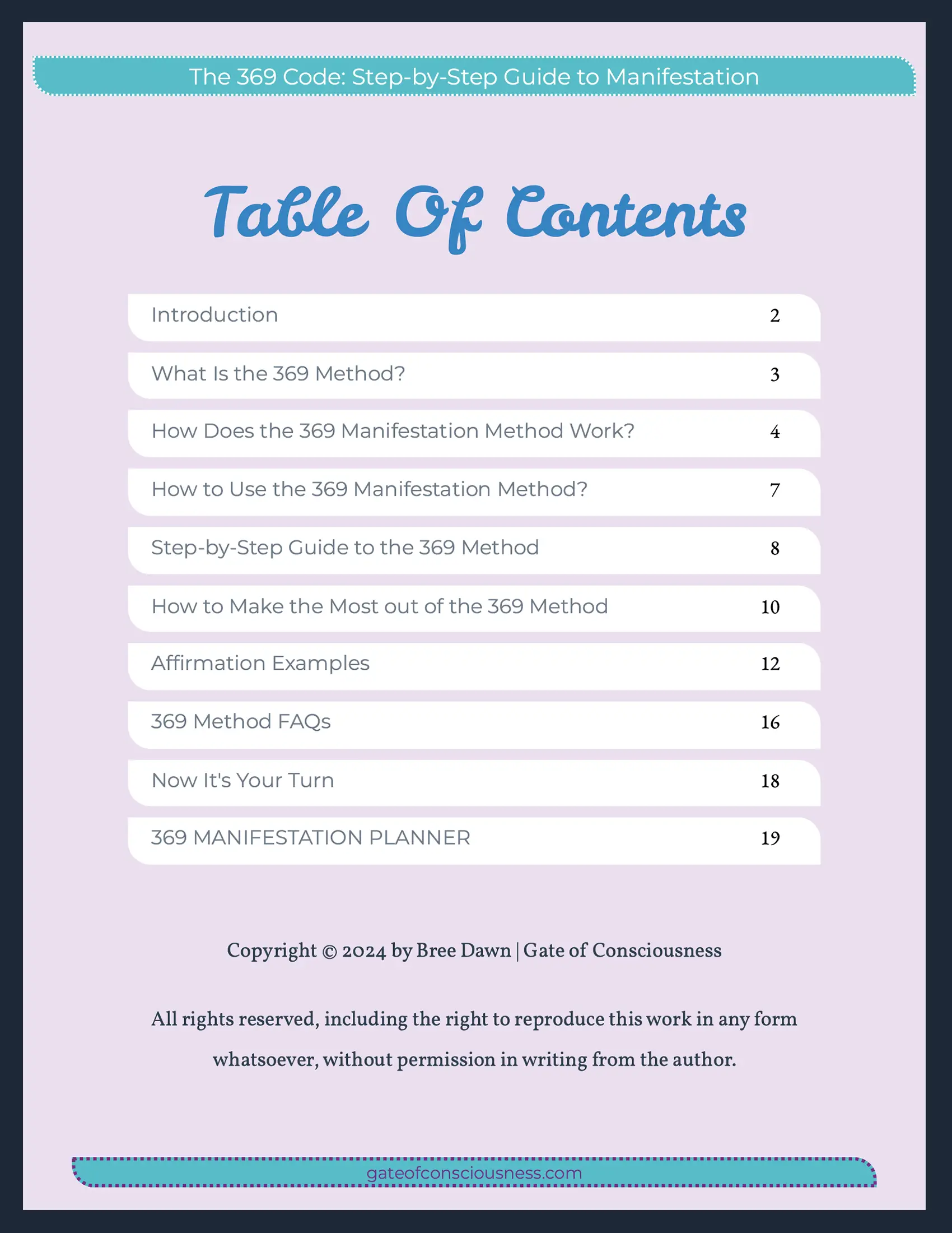 The 369 Code Step-by-Step Guide to Manifestation