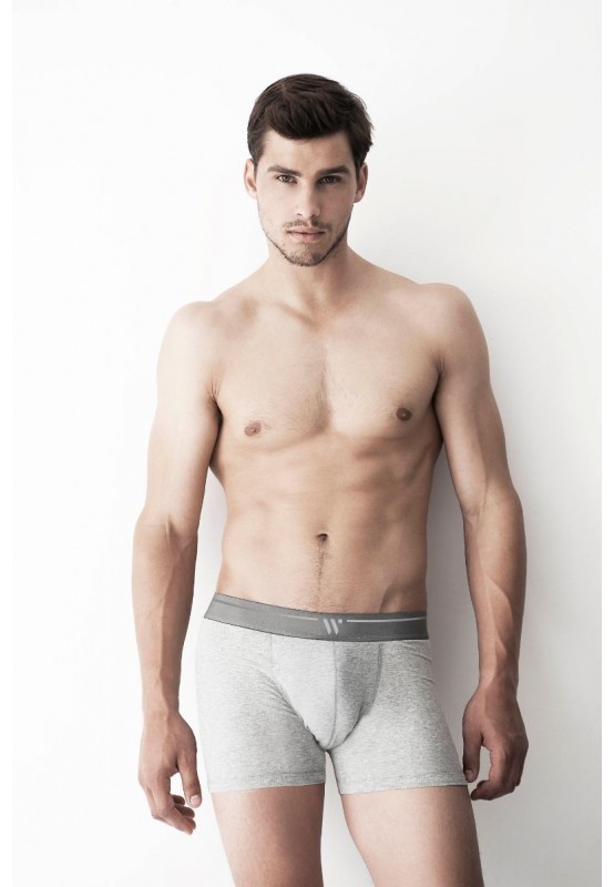 Heren boxershort duopack grijs Woody   999-10-CLC-Z/121