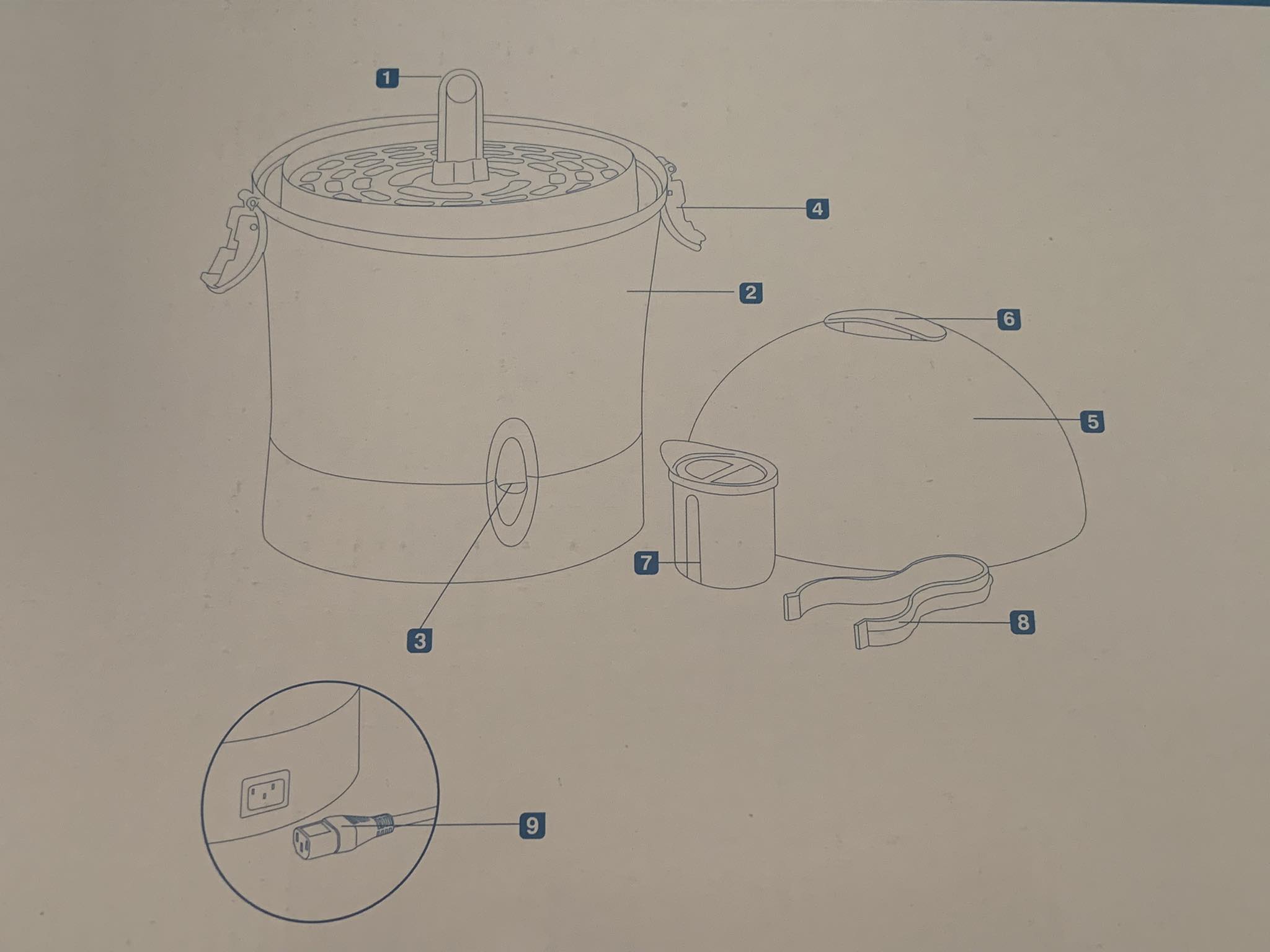 Elektrische sterilisator - Express Béaba - Caramel  