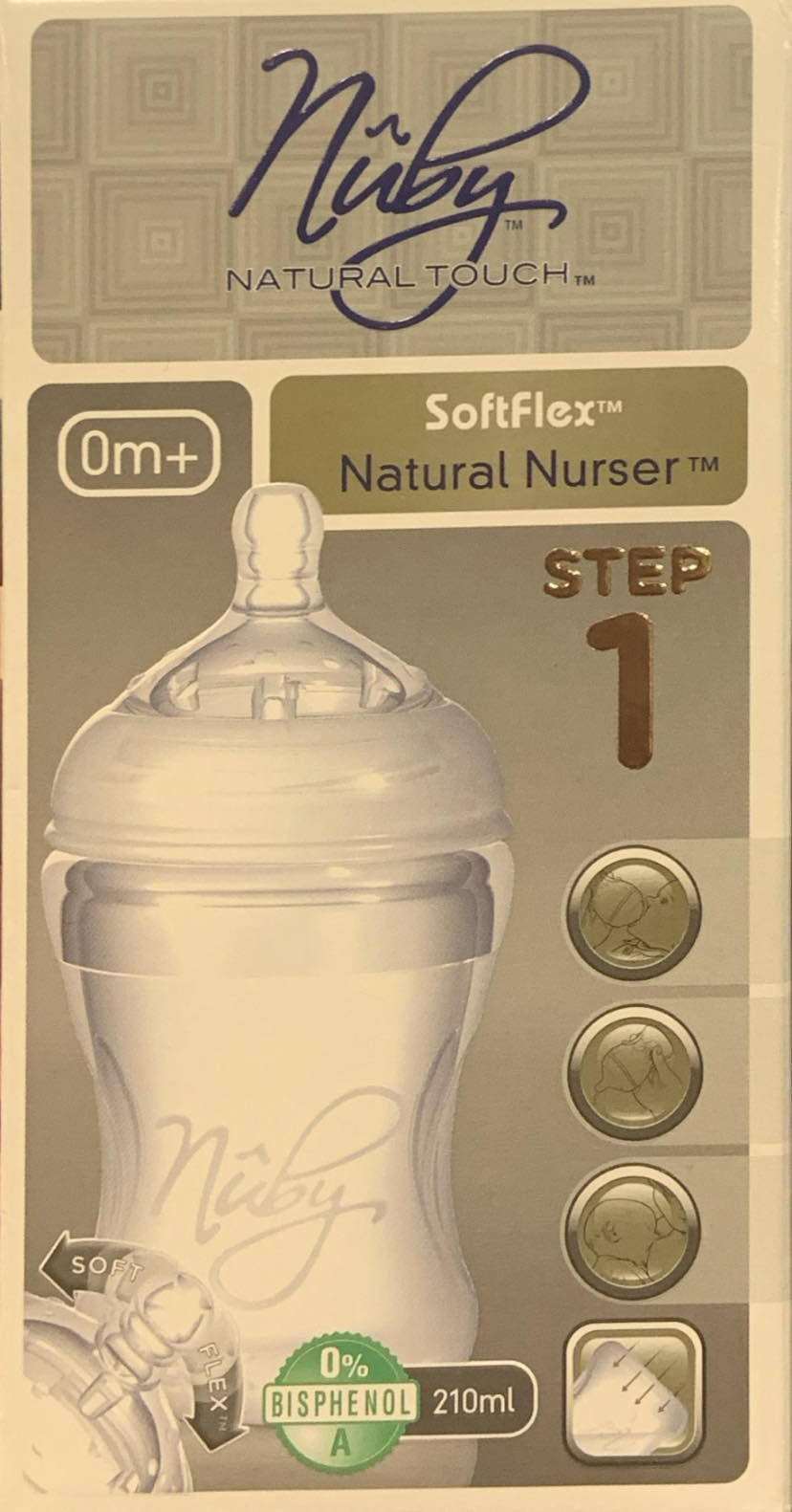 Nûby Zuigfles natural touch - step 1