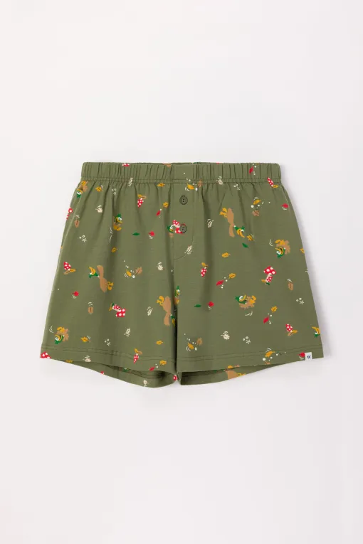 Woody Slaapshort Eendjes Print 242-12-QLB-Z/918