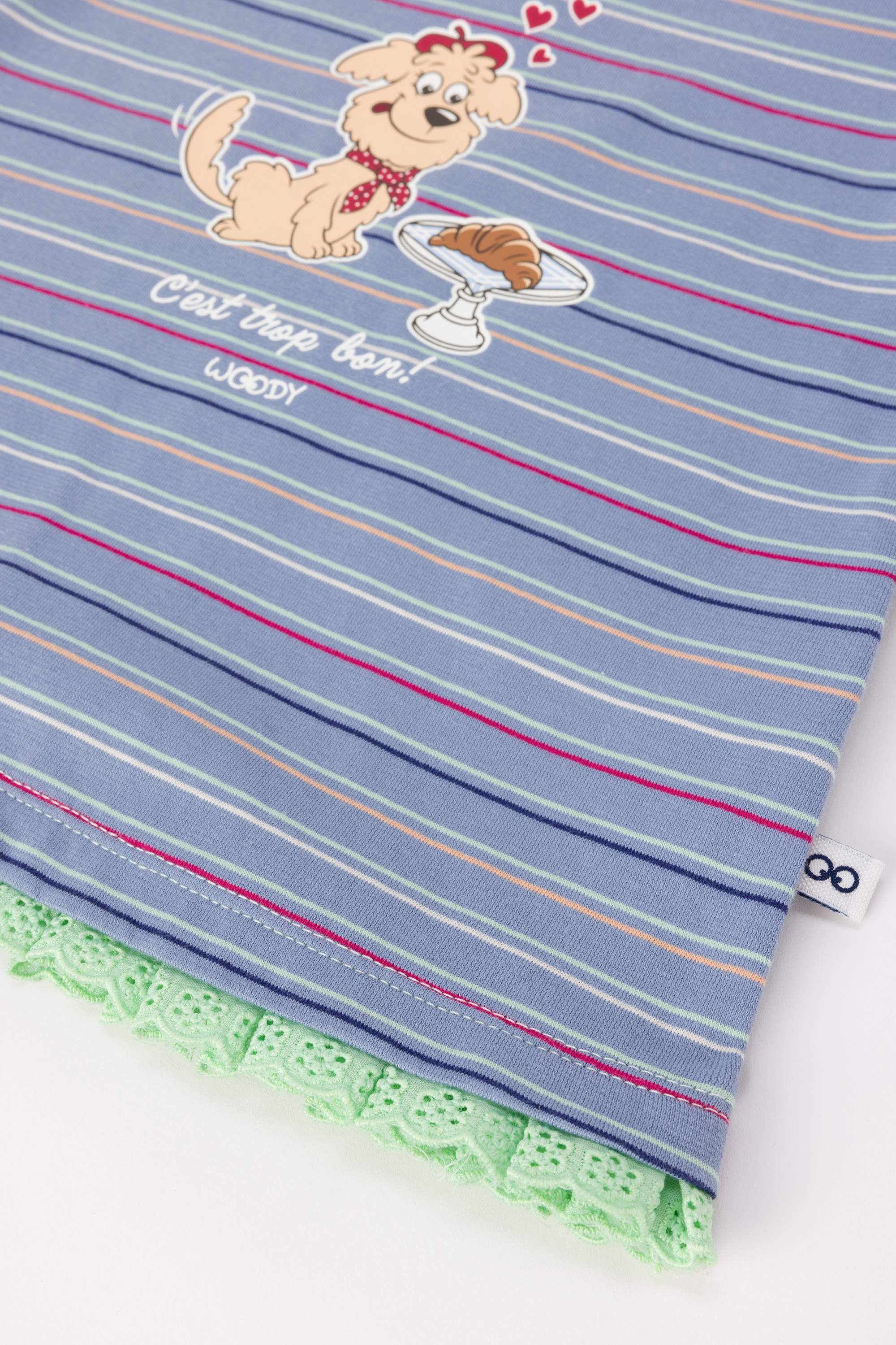 Pyjama Woody Multicolor Streep   242-10-BLB-S/961