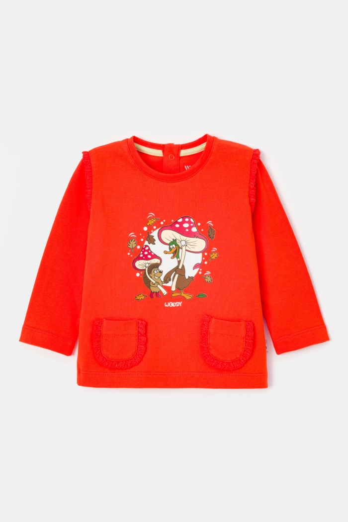 Pyjama Woody Eend Rood   242-10-PLG-S/403