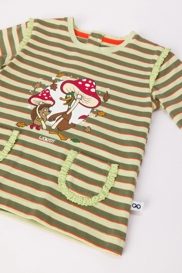 Pyjama Woody Eend Multicolor  242-10-PLG-S/981