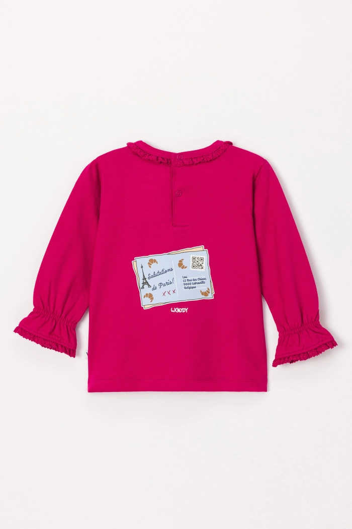 Pyjama Woody Labradoodle Framboos Rood   242-10-PLH-S/357