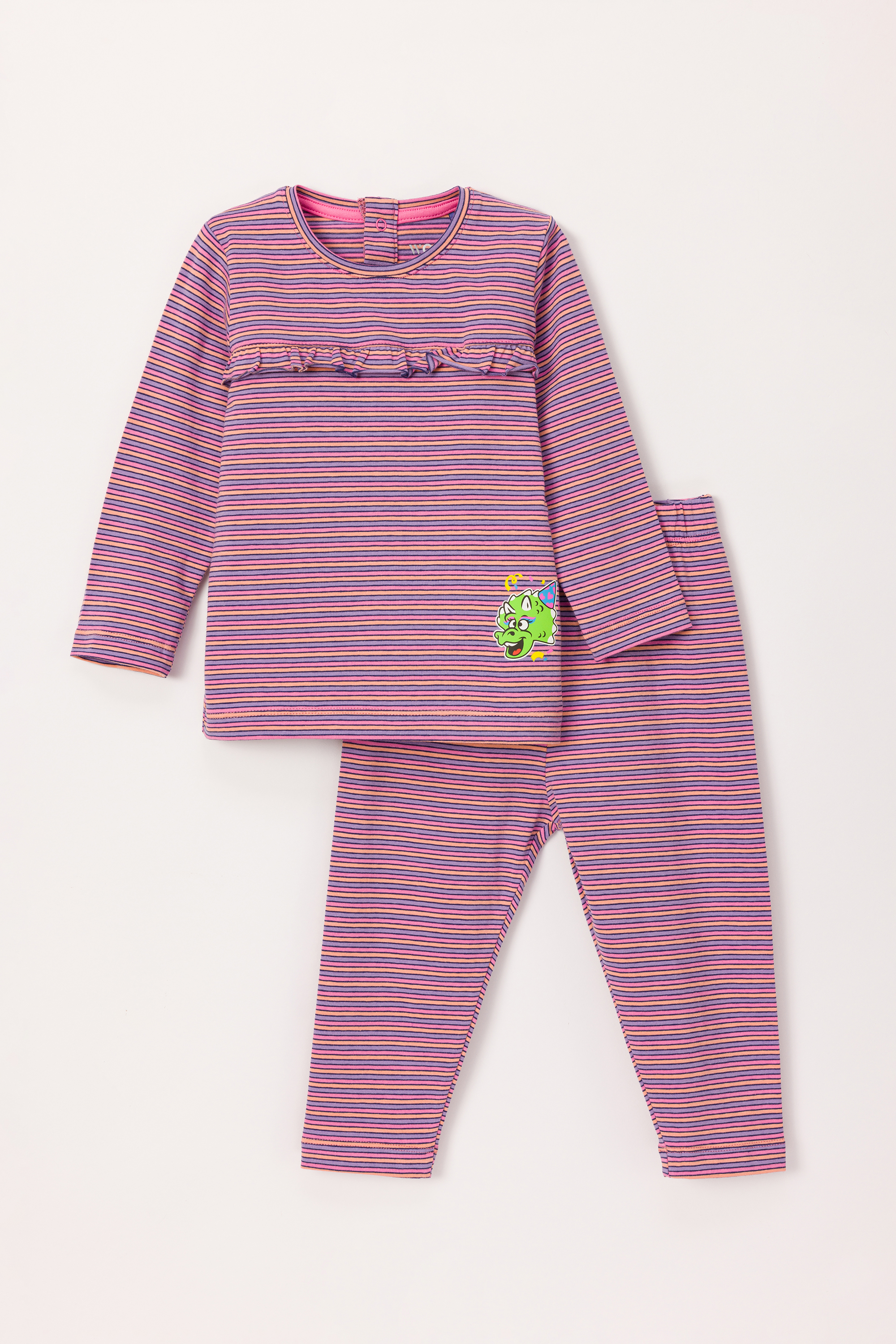 Pyjama Woody Dino Gestreept  242-10-PZG-Z/915