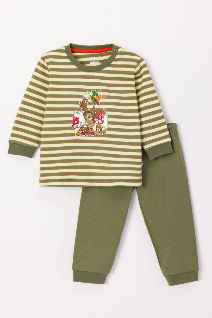 Pyjama Woody Eend multicolor 242-10-PLC-S/981