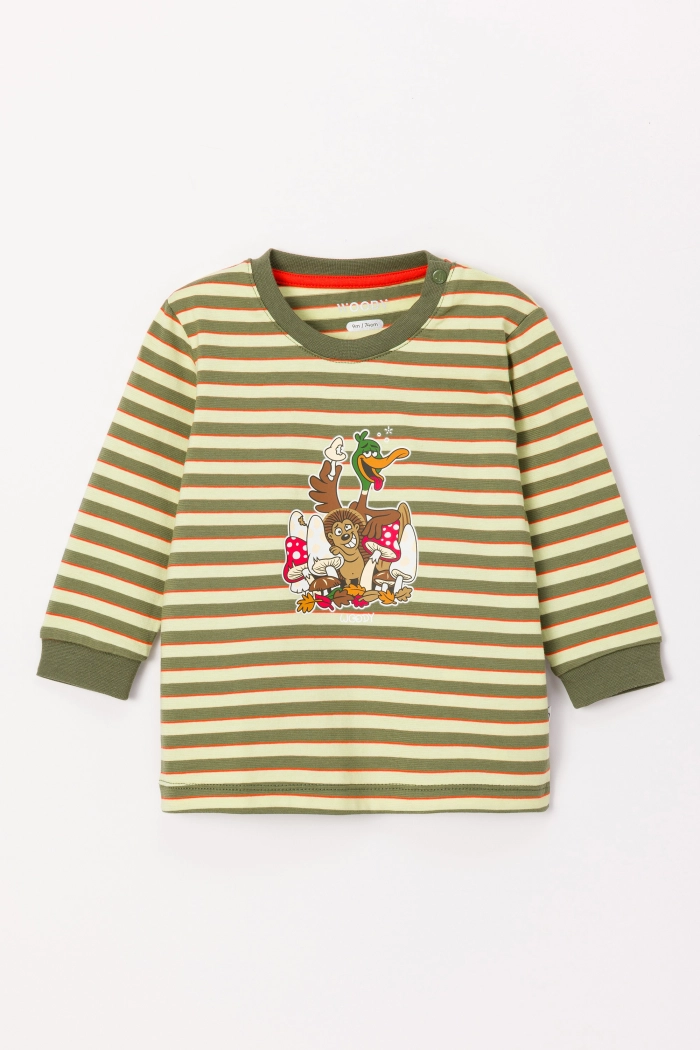 Pyjama Woody Eend multicolor  242-10-PLC-S/981