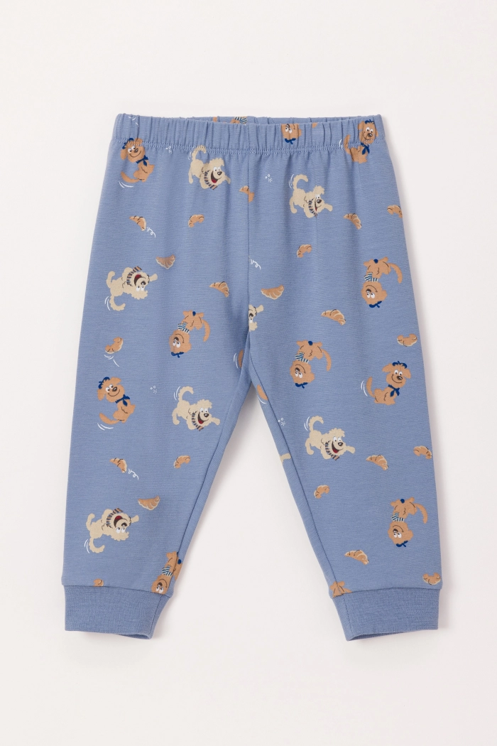 Pyjama Woody Labradoodle Blauw 242-10-PZL-Z/906 