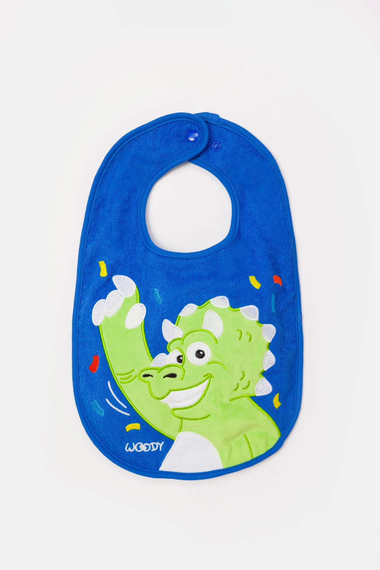 Slabbetje Woody Dino 22x29 cm  242-BIB-B/020