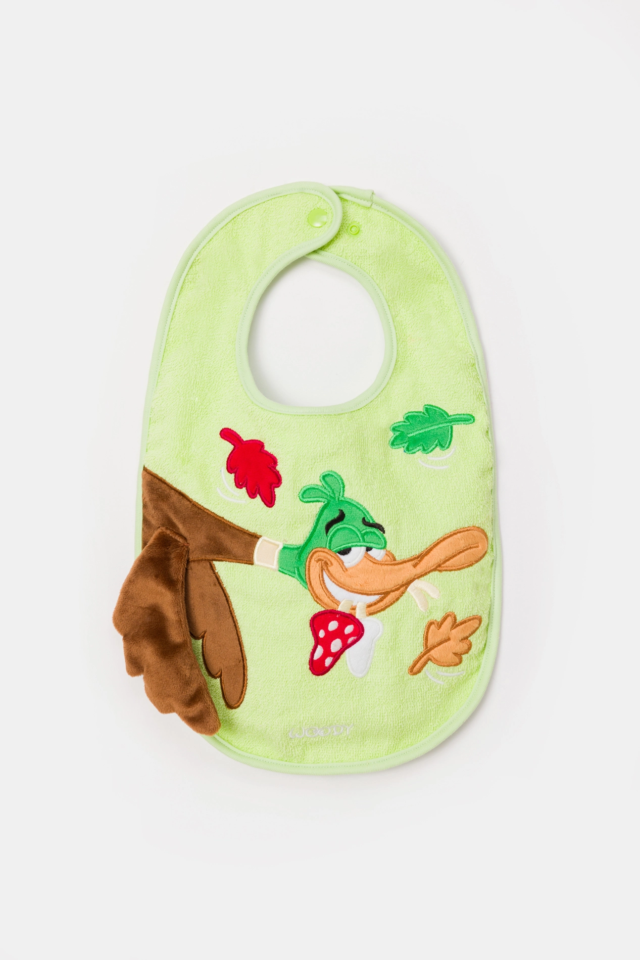 Slabbetje Woody Eend 22x29 cm  242-BIB-B/030