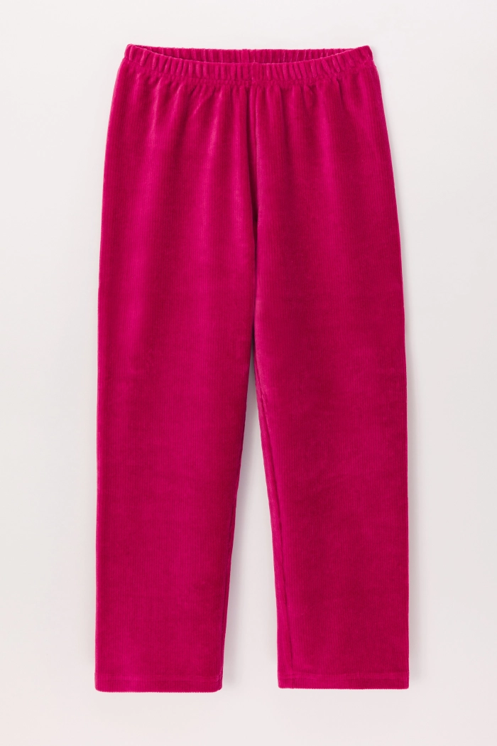 Pyjama Woody Labradoodle Velours Framboosrood 242-10-WPA-V/357