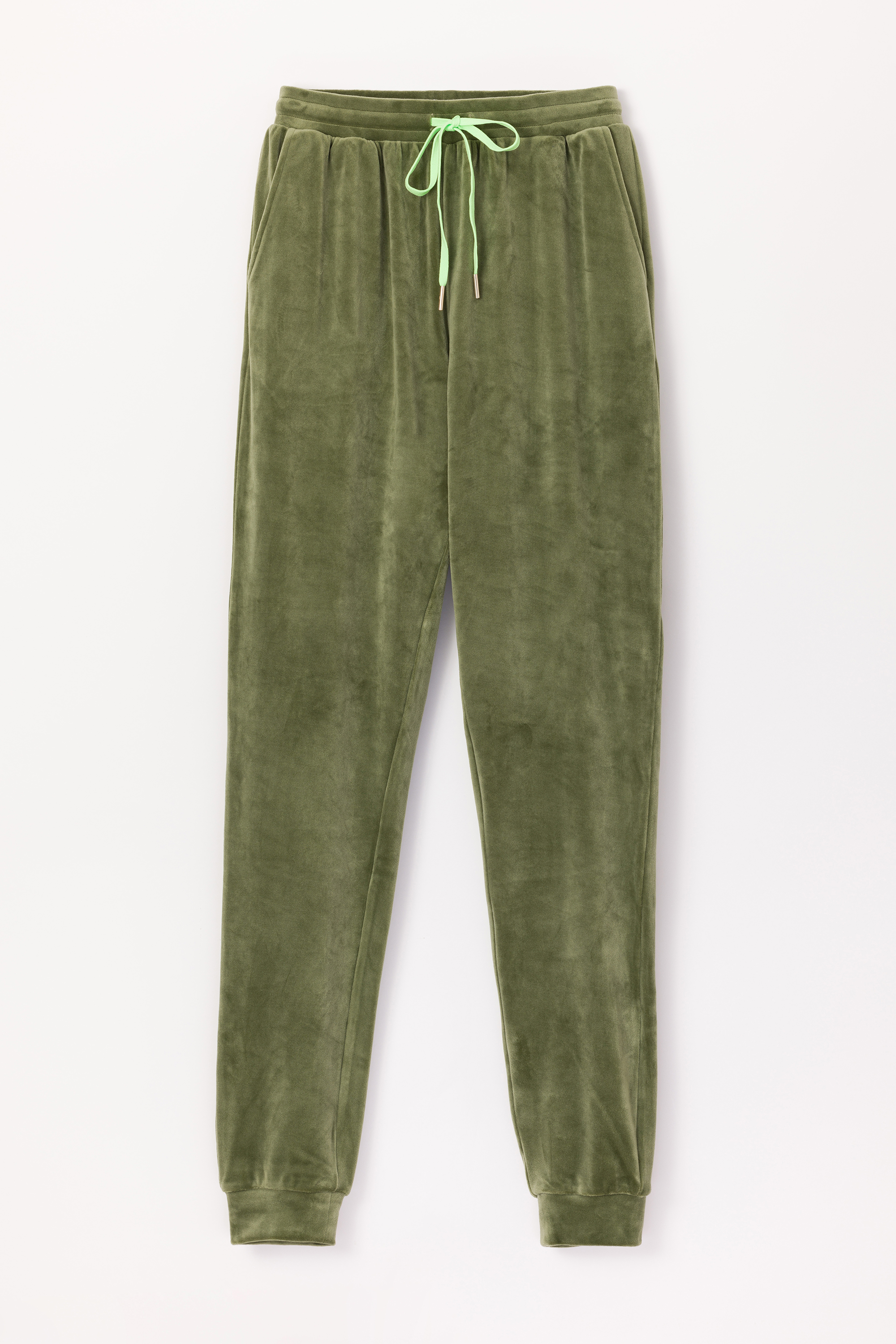 Pyjama Woody Velours Kakigroen 242-12-YPE-V/753