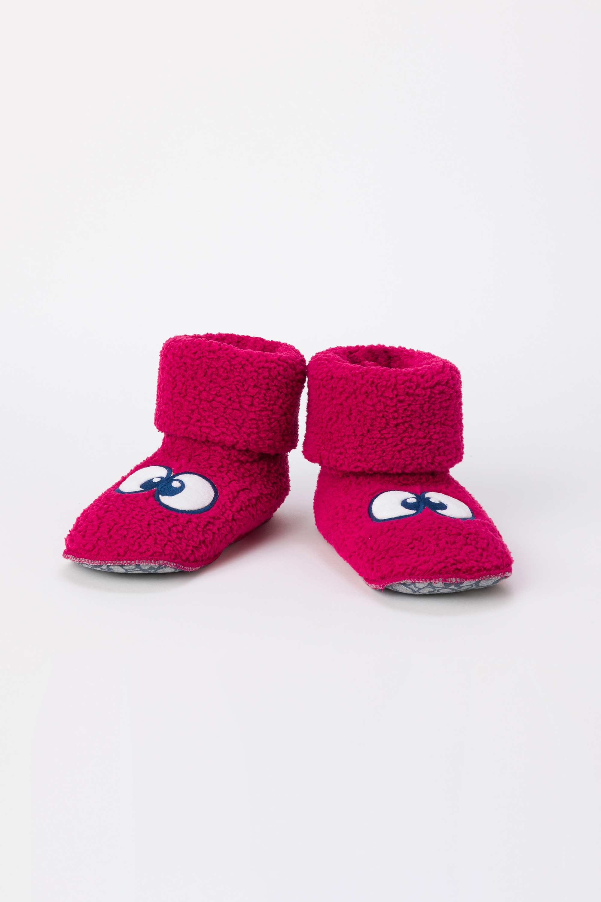 Pantoffels Woody Oogjes Framboosrood   242-10-BOR-M/357