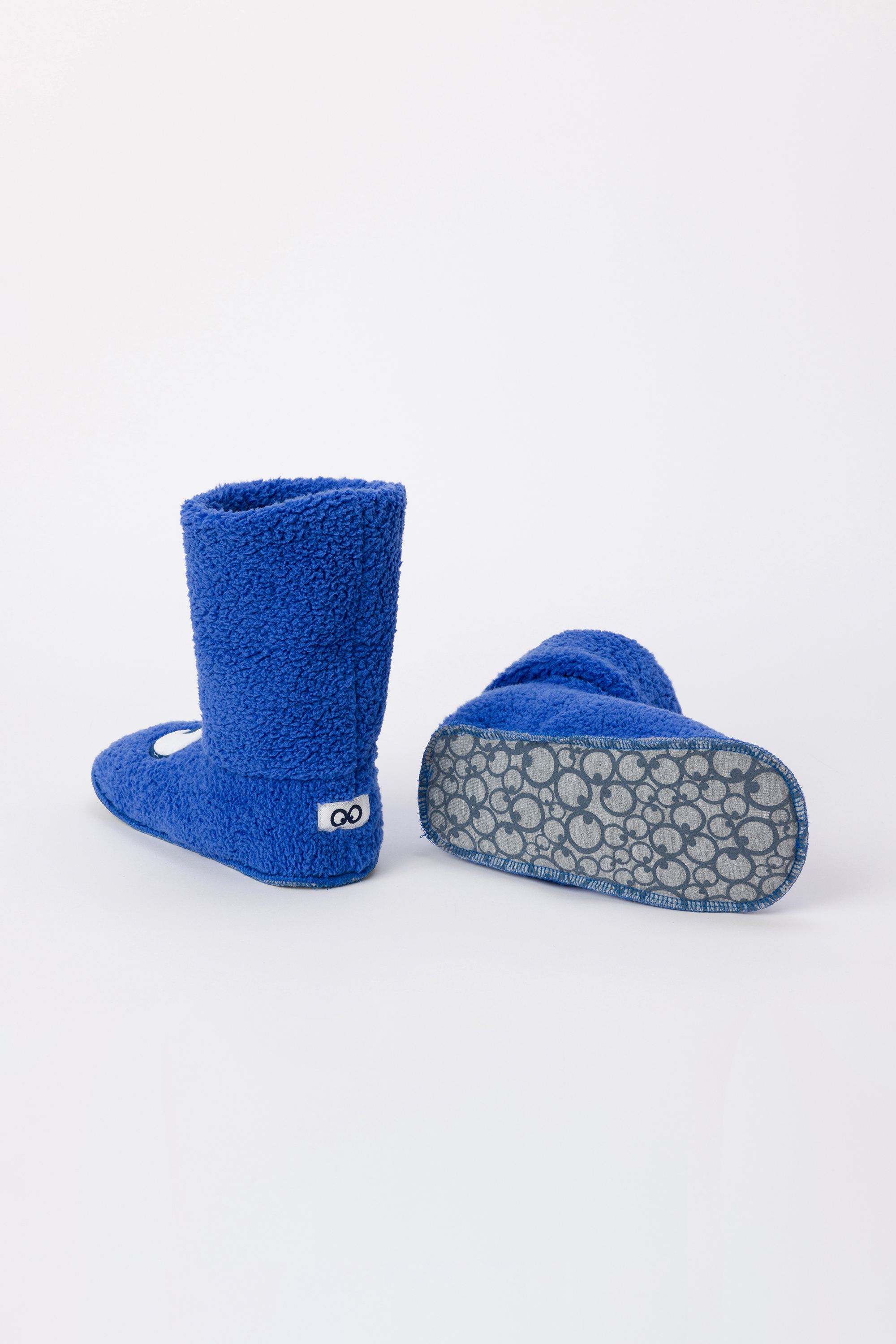 Pantoffels Woody Oogjes Hoogblauw  242-10-BOR-M/875