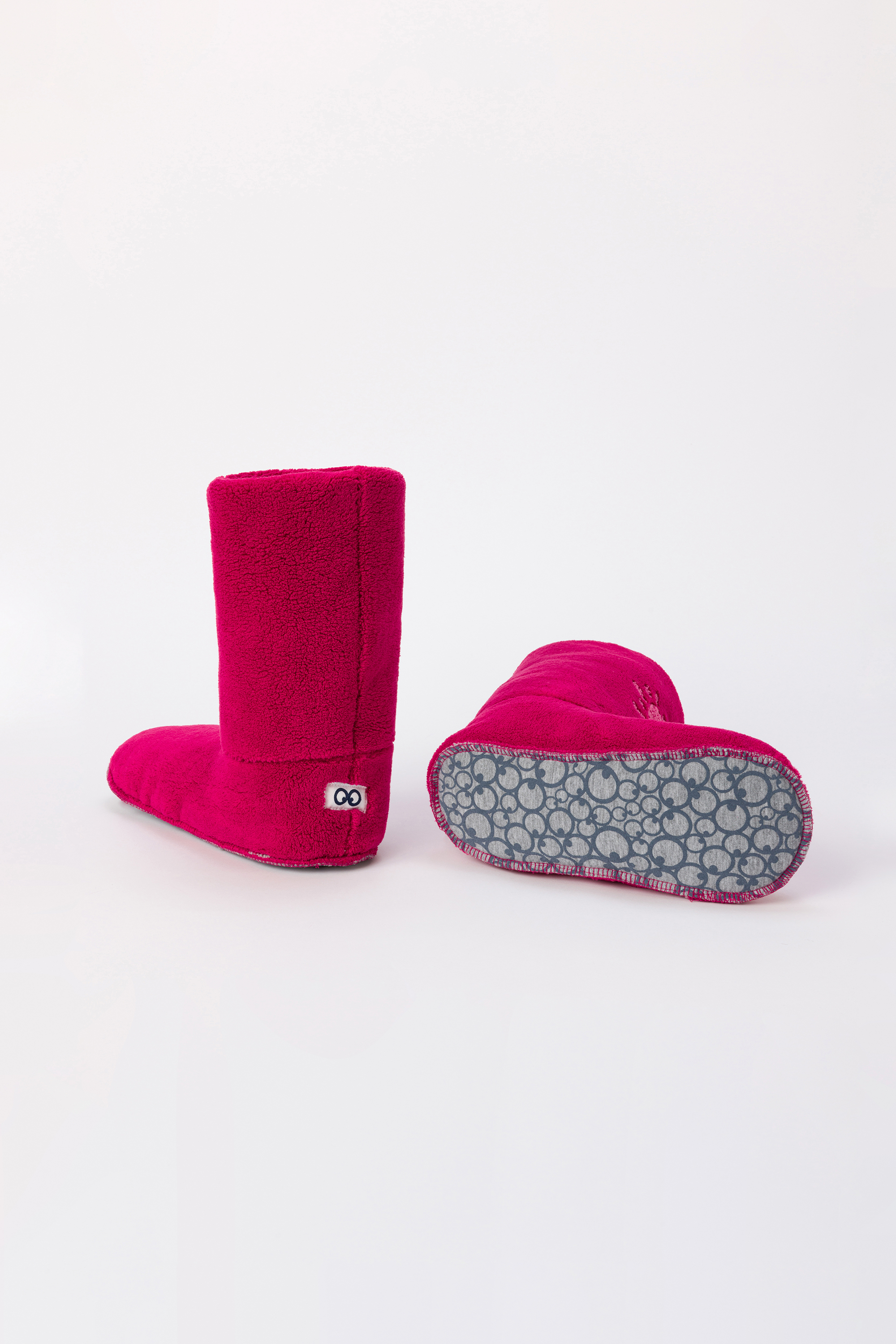 Pantoffels Woody Hartjes Framboosrood   242-12-YSA-C/357