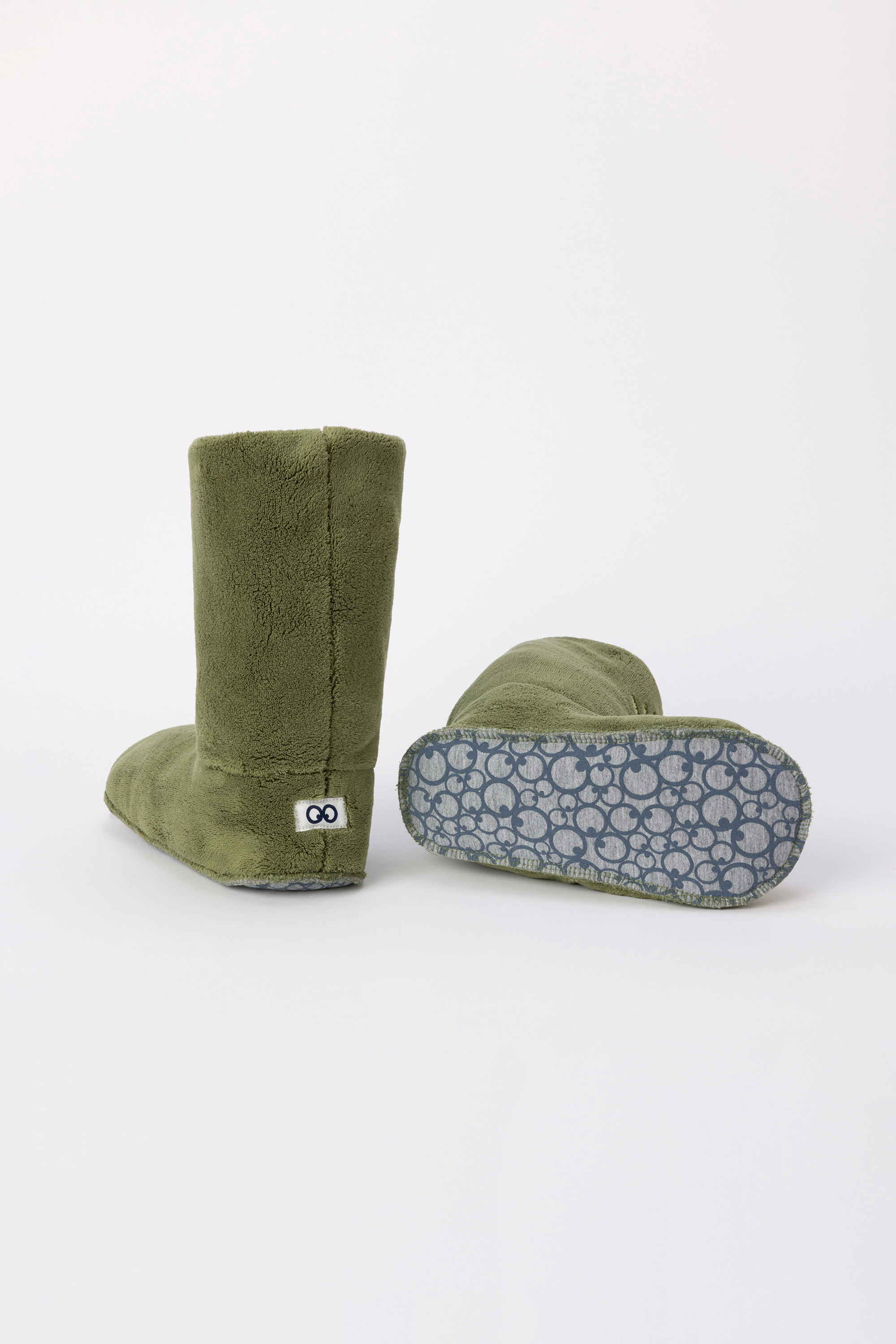 Pantoffels Woody Hartjes Kakigroen  242-12-YSA-C/753