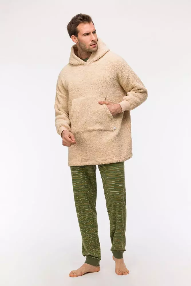 Oversized Sweater Woody Unisex Beige  242-10-PXL-M/127