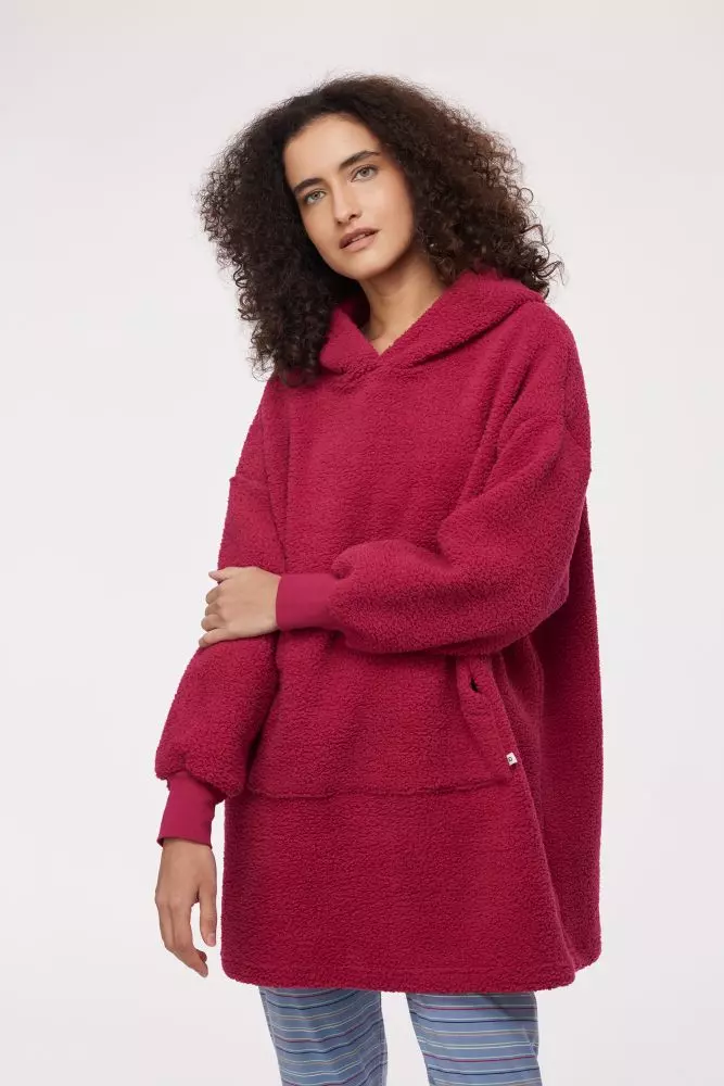 Oversized Sweater Woody Unisex Framboosrood 242-10-PXL-M/357