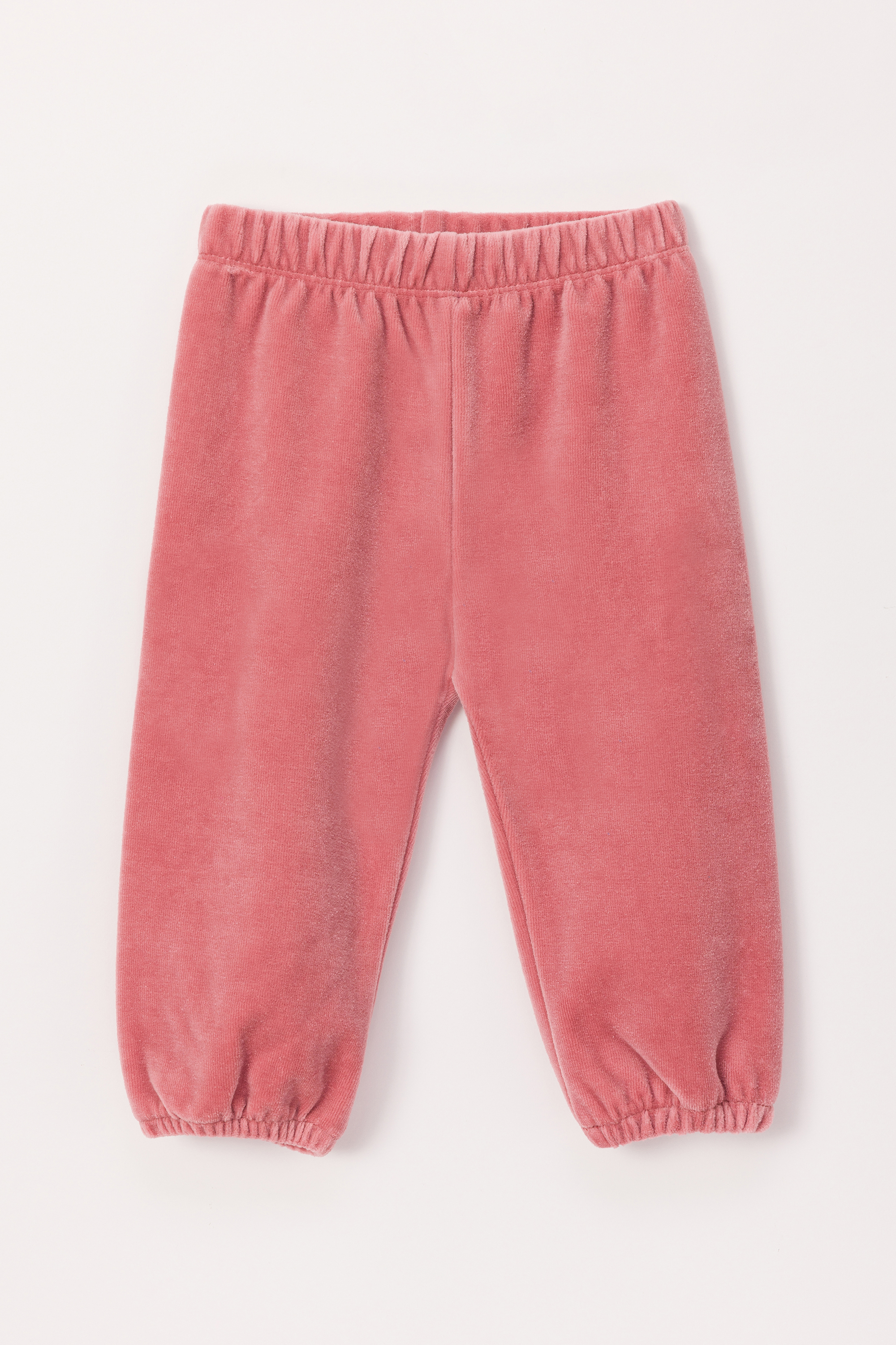 Pyjama Woody Labradoodle Velours Roze Gestreept  242-10-PDL-V/926