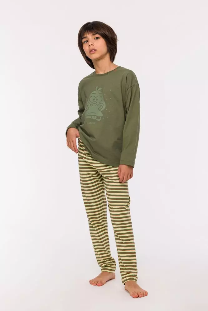 Pyjama Woody Eend Kakigroen  242-10-PLM-S/753