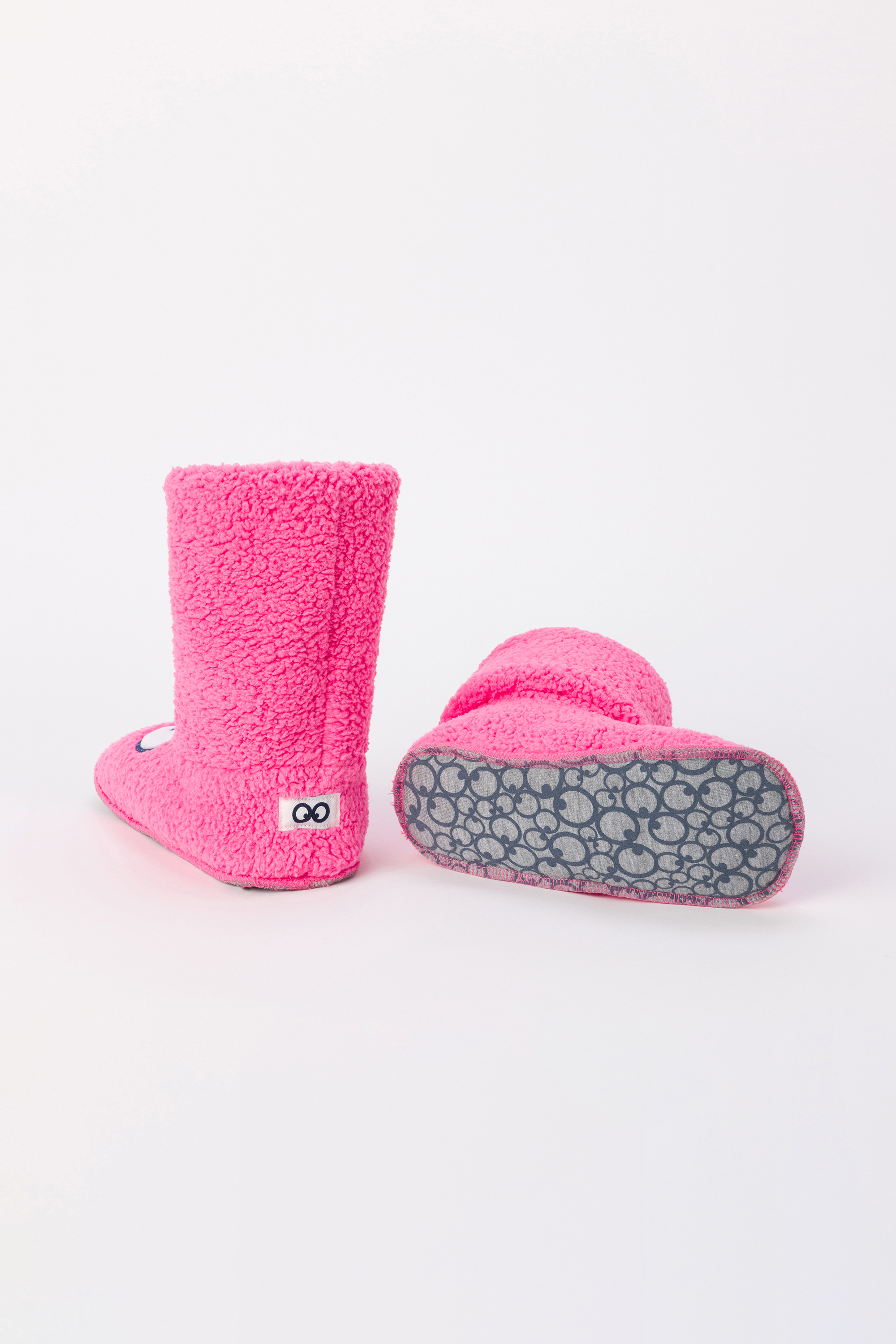 Pantoffels Woody Oogjes Neon Roze 242-10-BOR-M/480