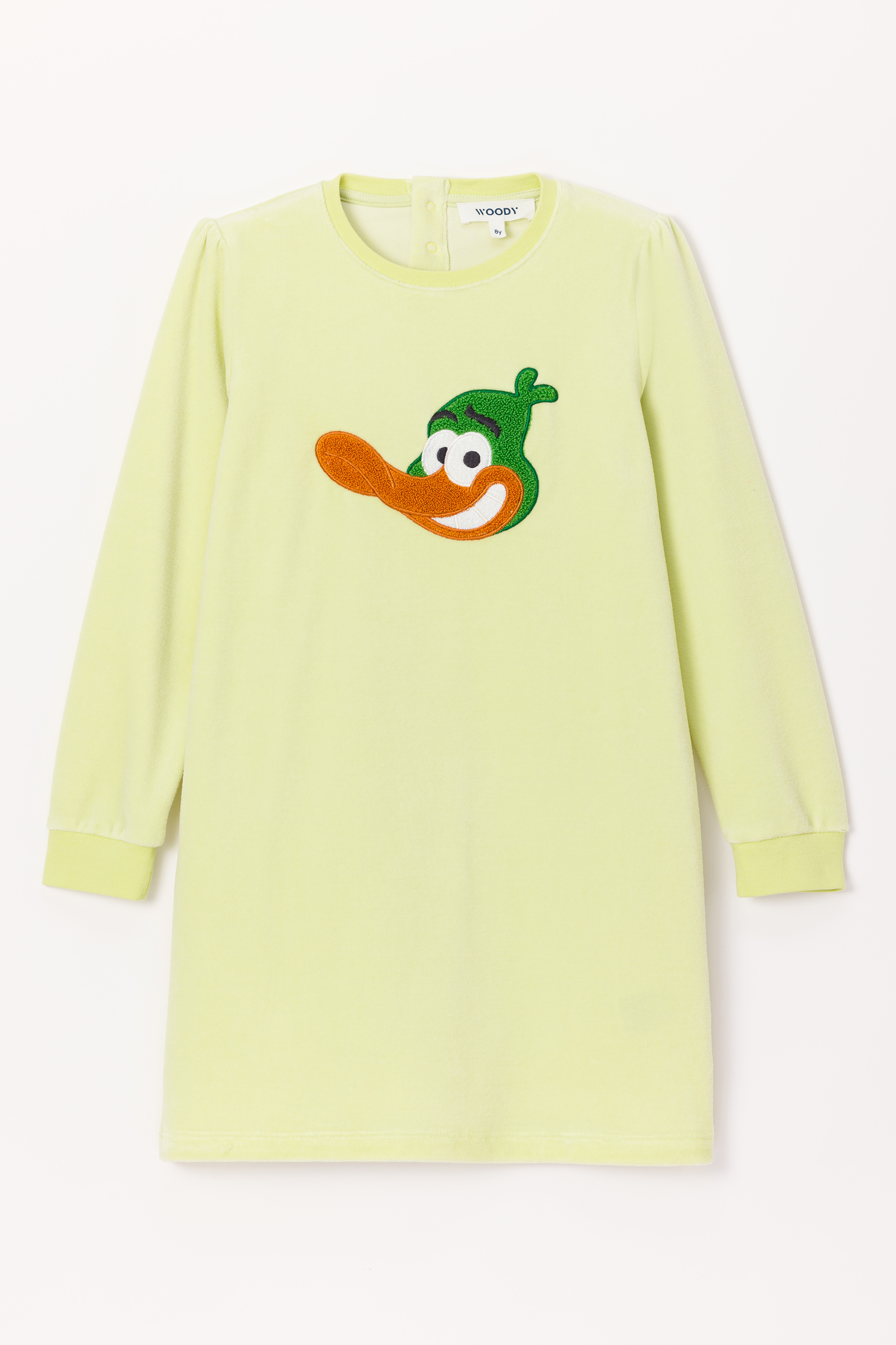 Slaapkleedje Woody Velours Eend 242-10-NIL-V/705